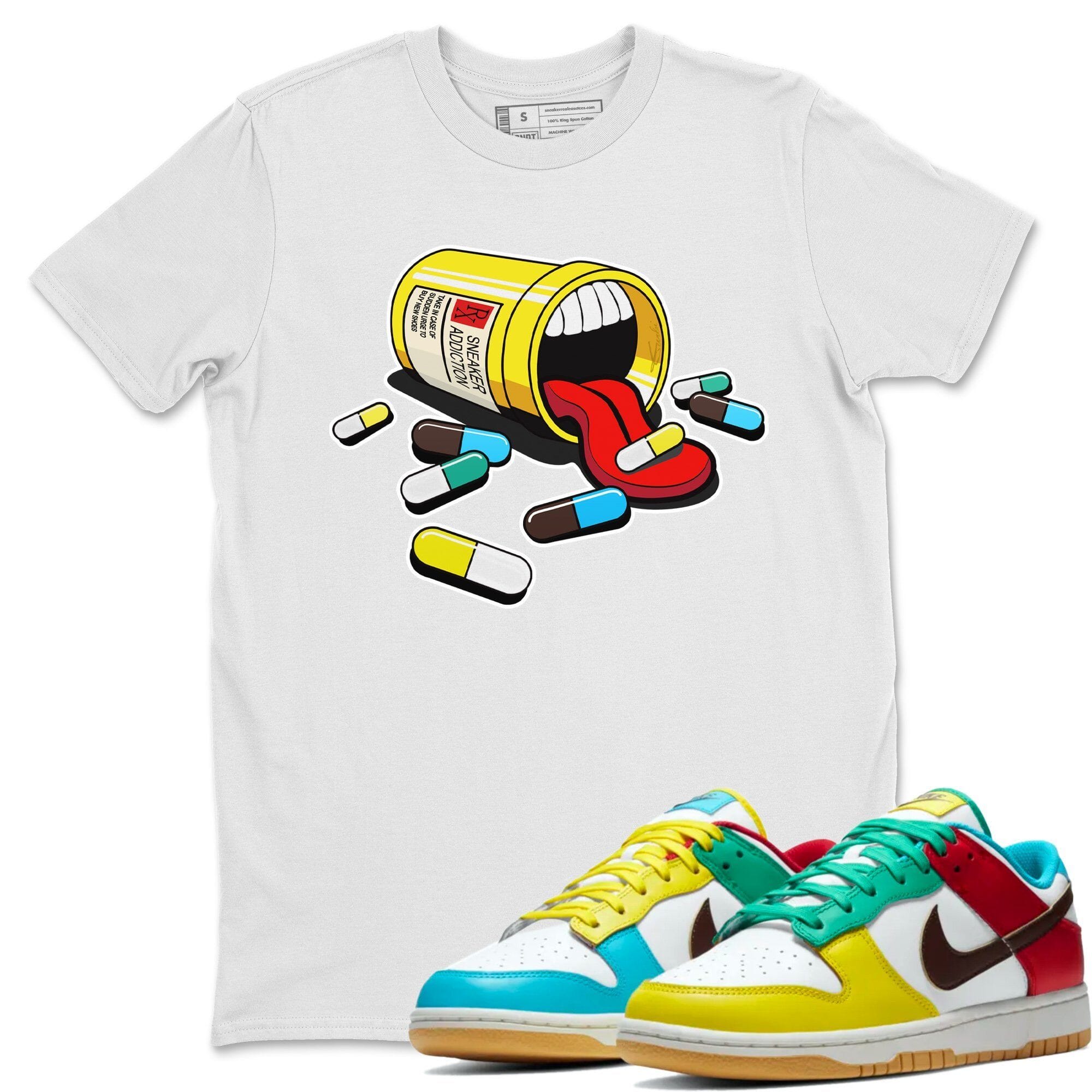 snkmatch Addiction Unisex Tops - Dunk Free 99 White