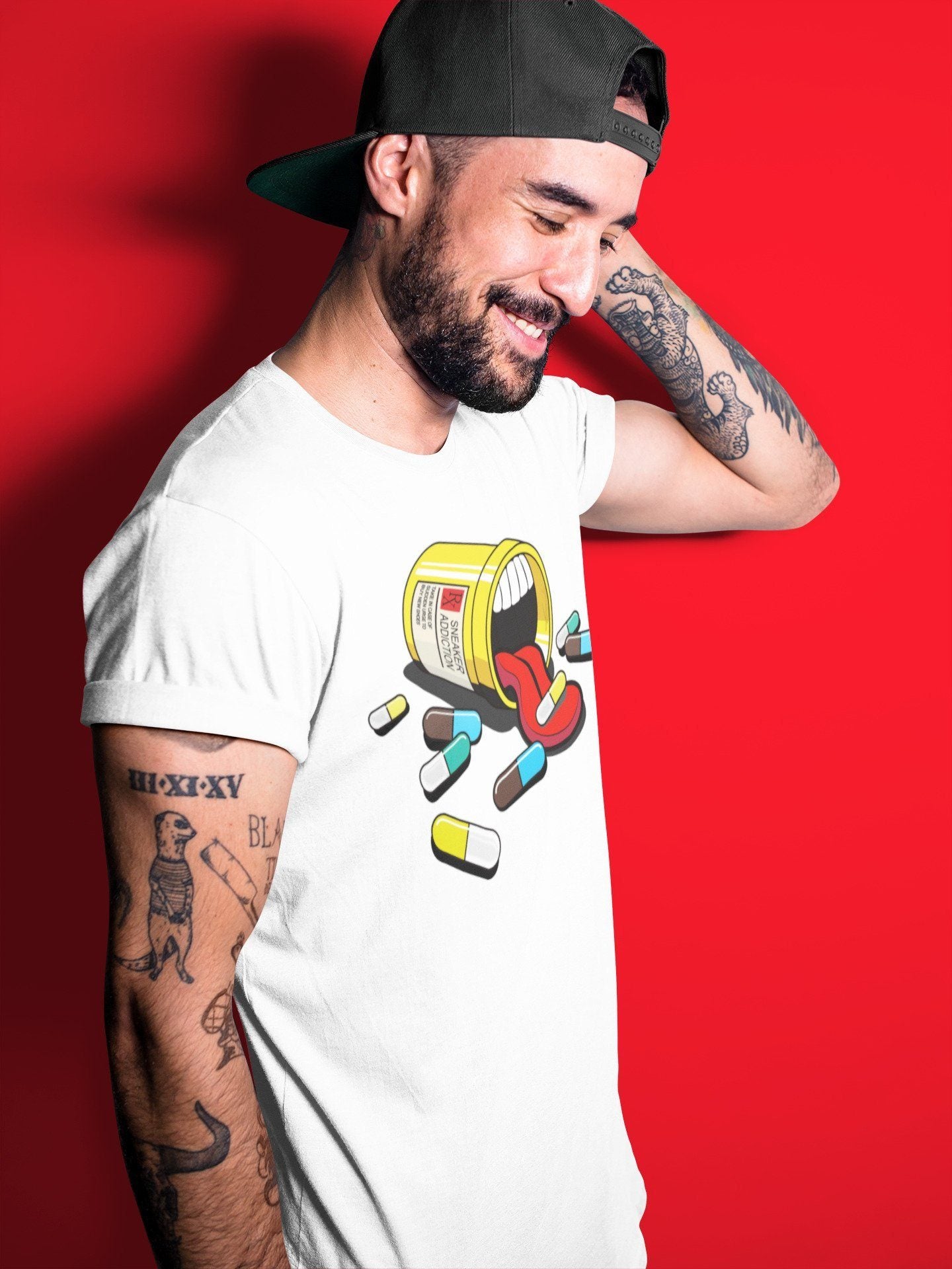 snkmatch Addiction Unisex Tops - Dunk Free 99 White