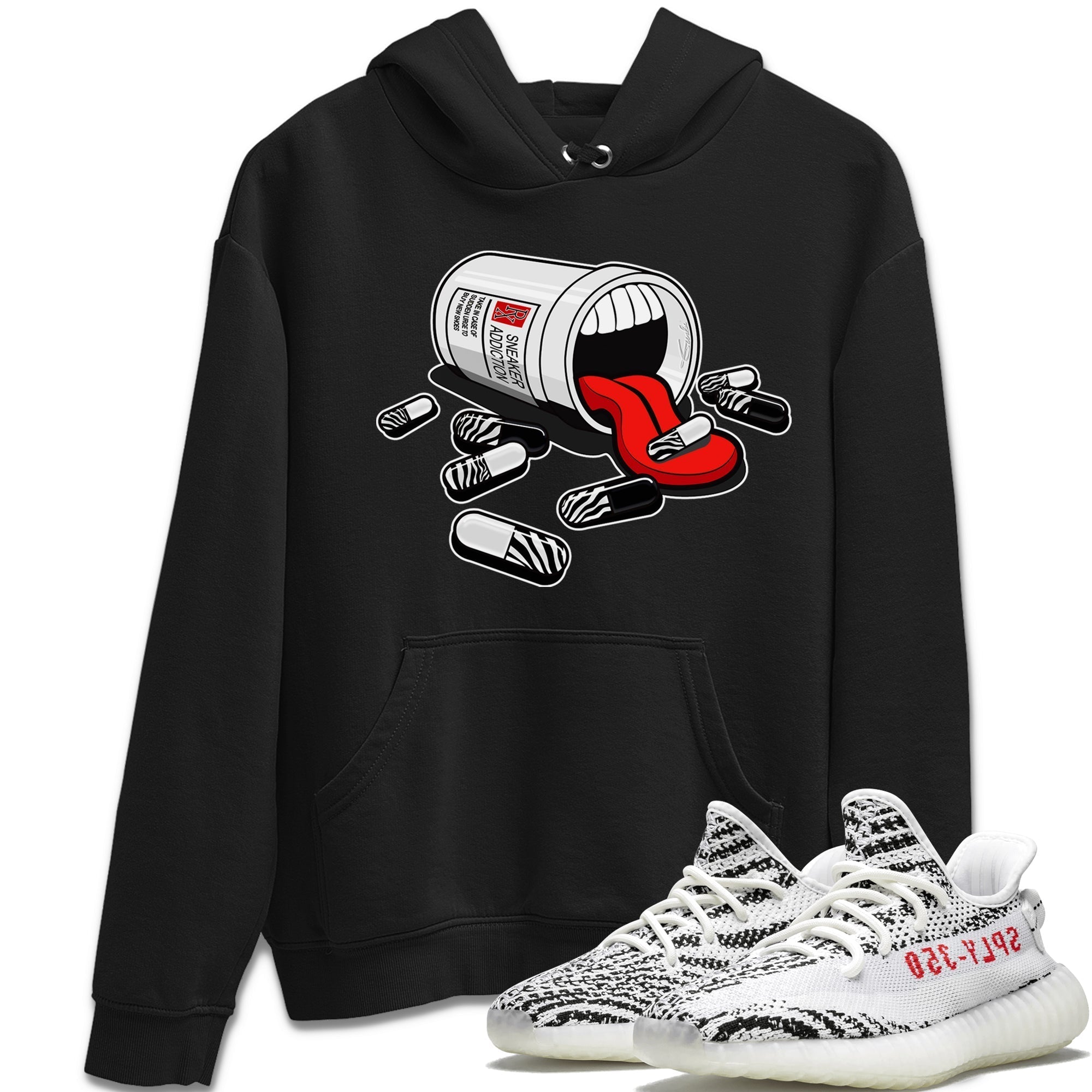 snkmatch Addiction Unisex Tops - Yeezy 350 Zebra