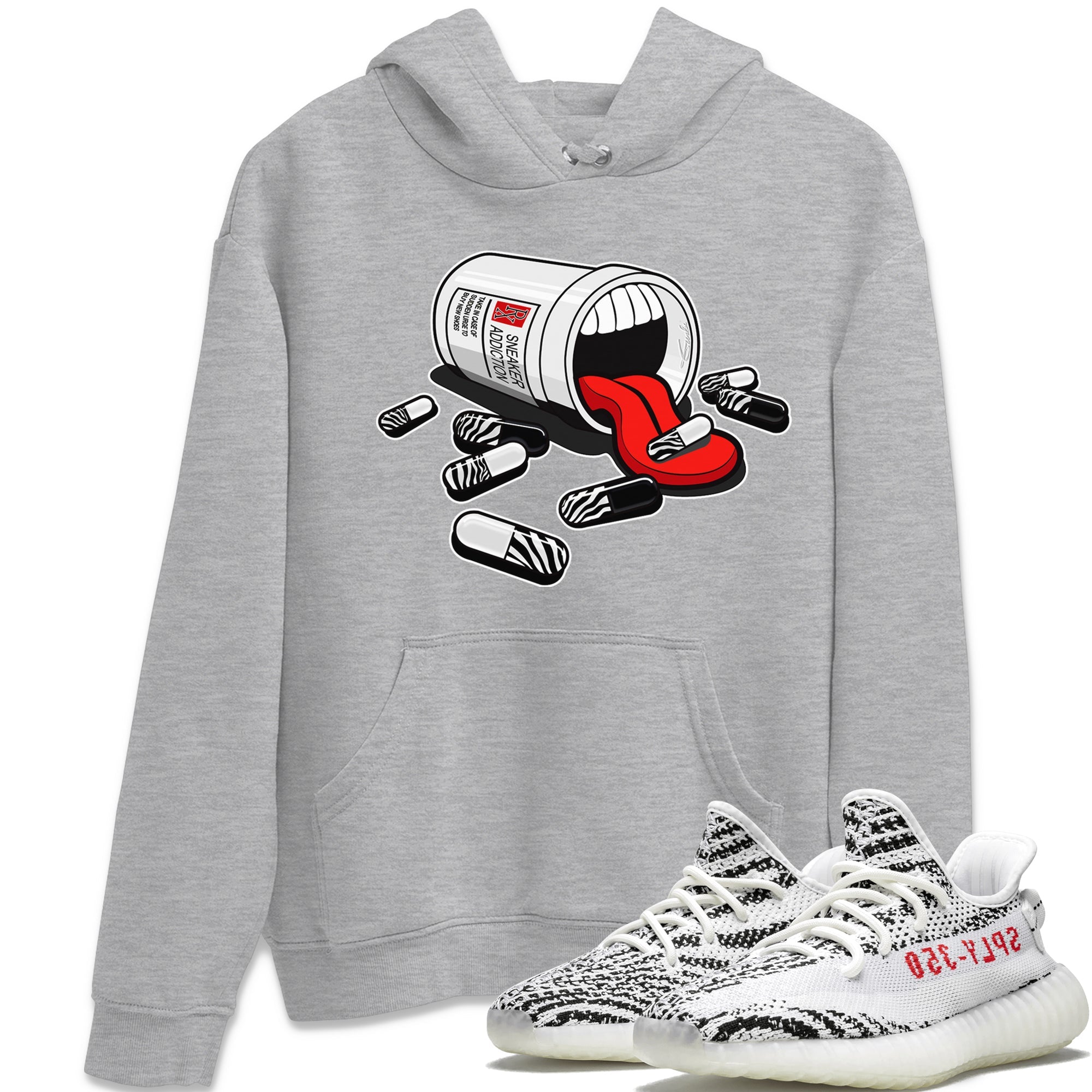 snkmatch Addiction Unisex Tops - Yeezy 350 Zebra