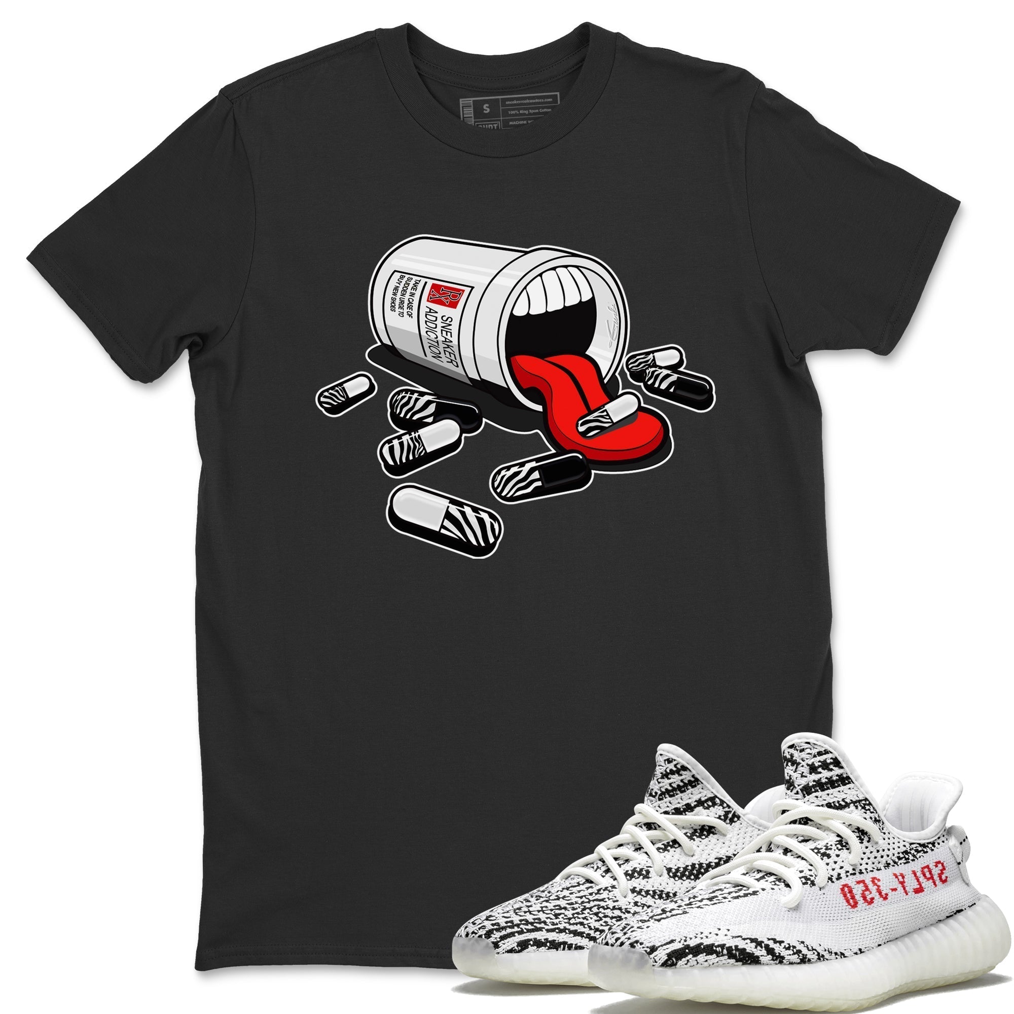 snkmatch Addiction Unisex Tops - Yeezy 350 Zebra