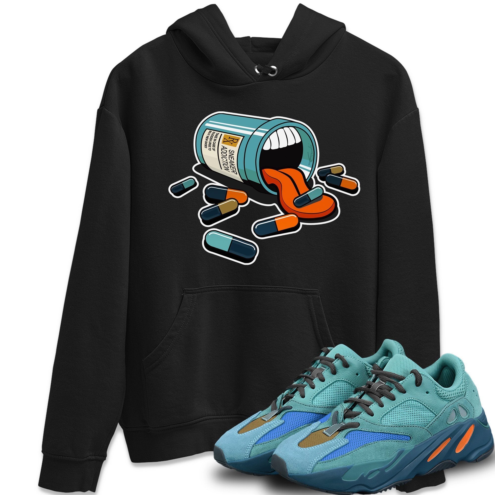 snkmatch Addiction Unisex Tops - Yeezy 700 Faded Azure