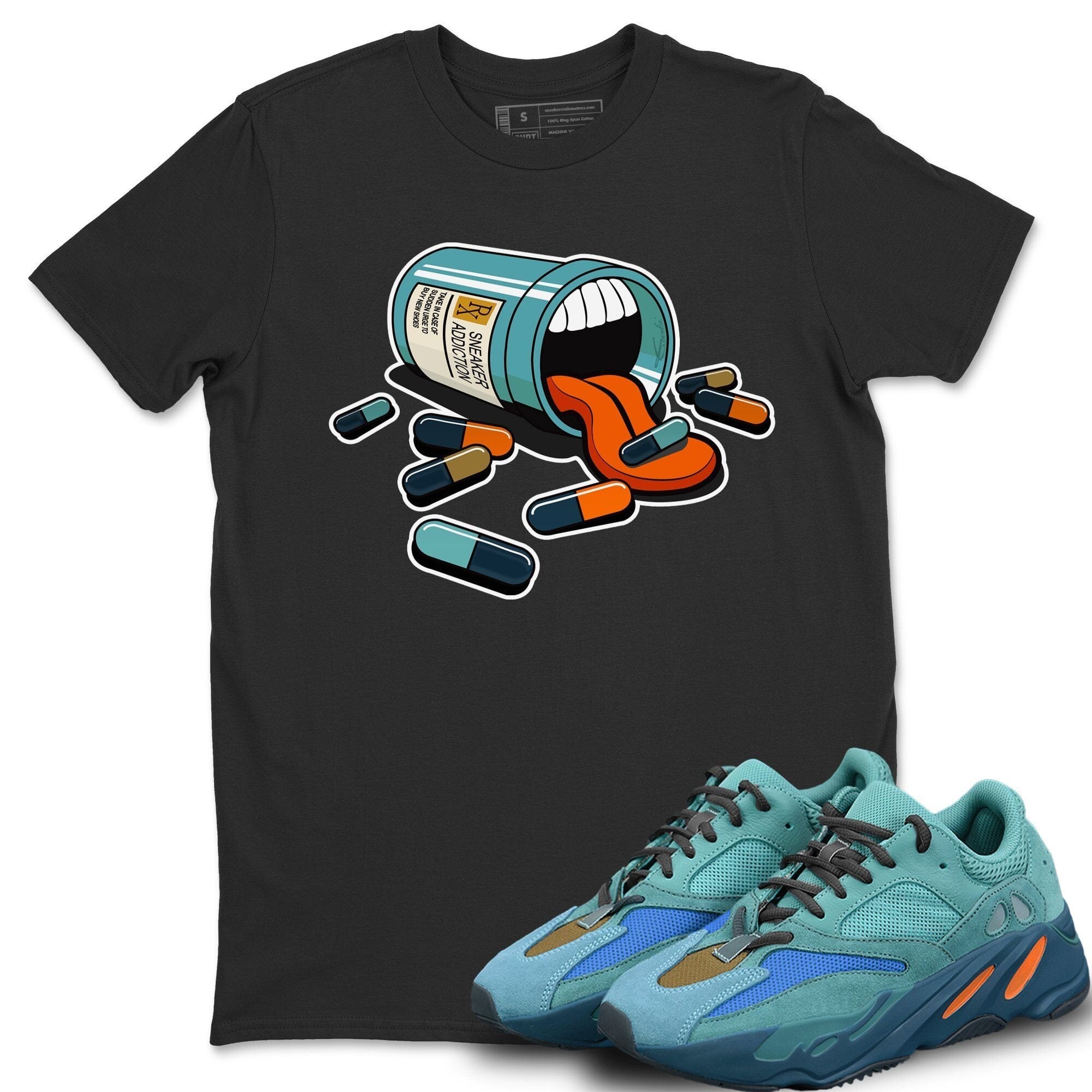 snkmatch Addiction Unisex Tops - Yeezy 700 Faded Azure