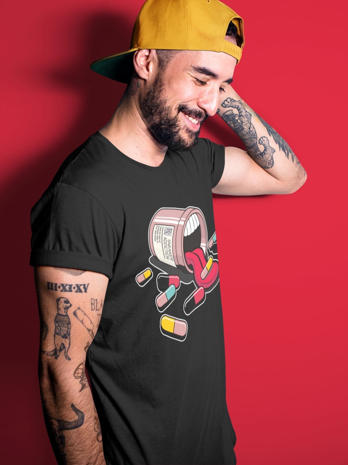 snkmatch Addiction Unisex Tops - Yeezy 700 Hi-Res Red