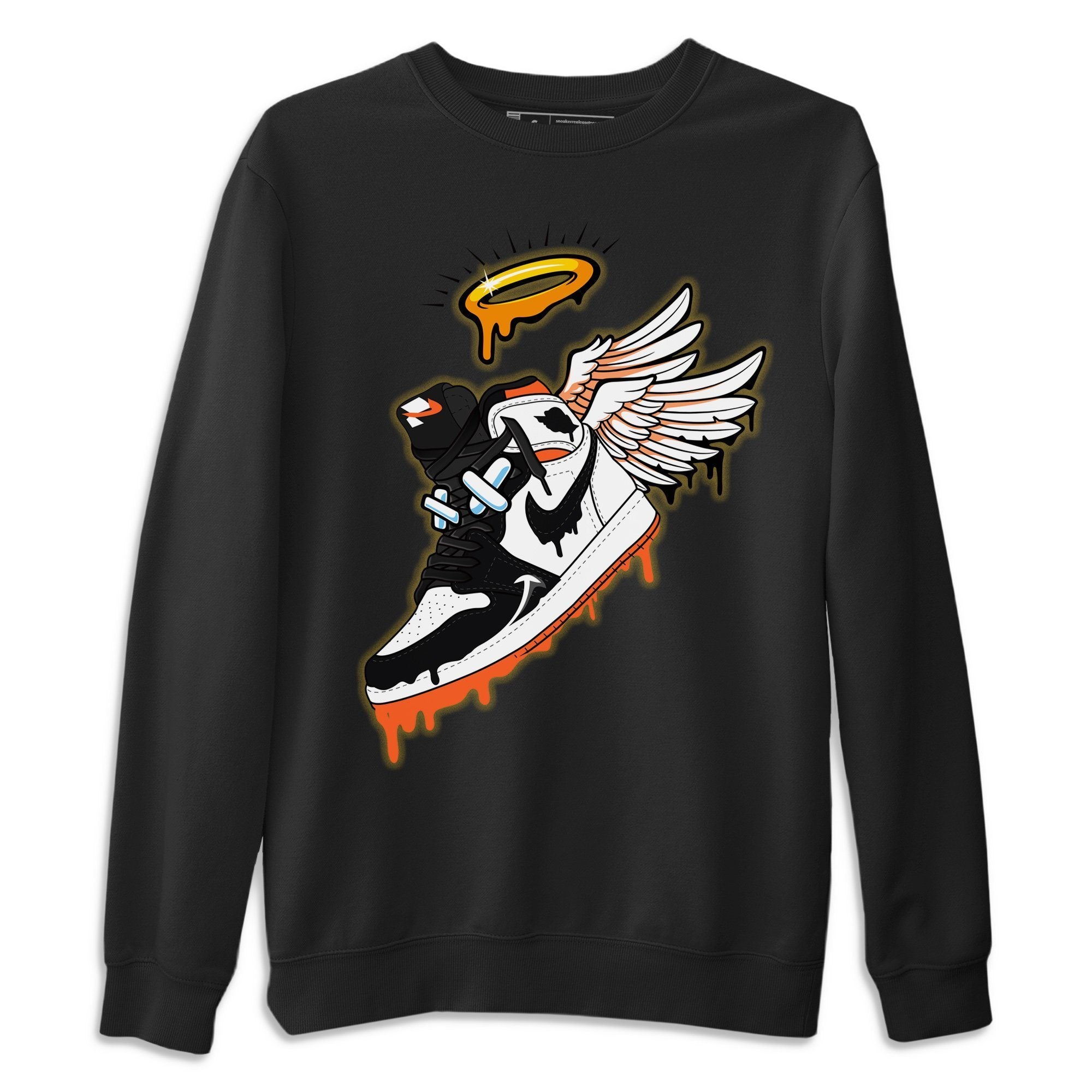 snkmatch Angel Unisex Tops - Air Jordan 1 Electro Orange