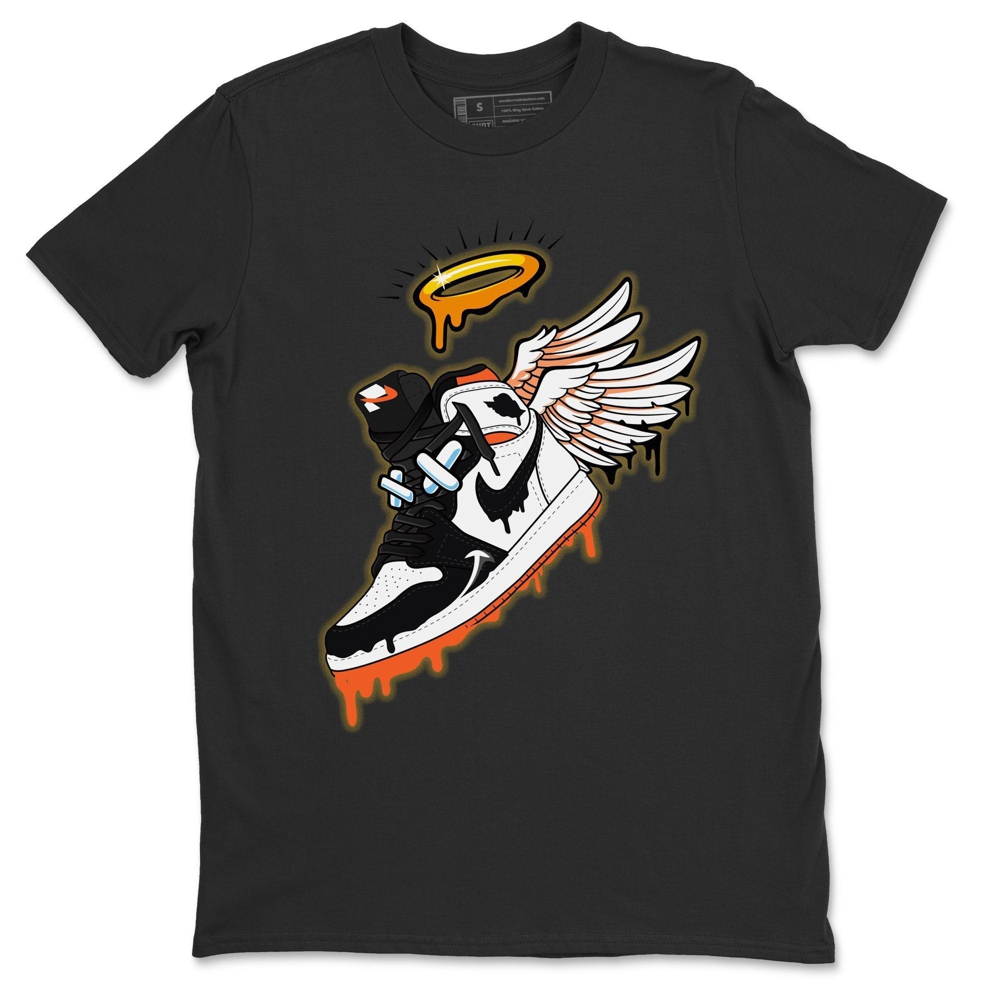 snkmatch Angel Unisex Tops - Air Jordan 1 Electro Orange