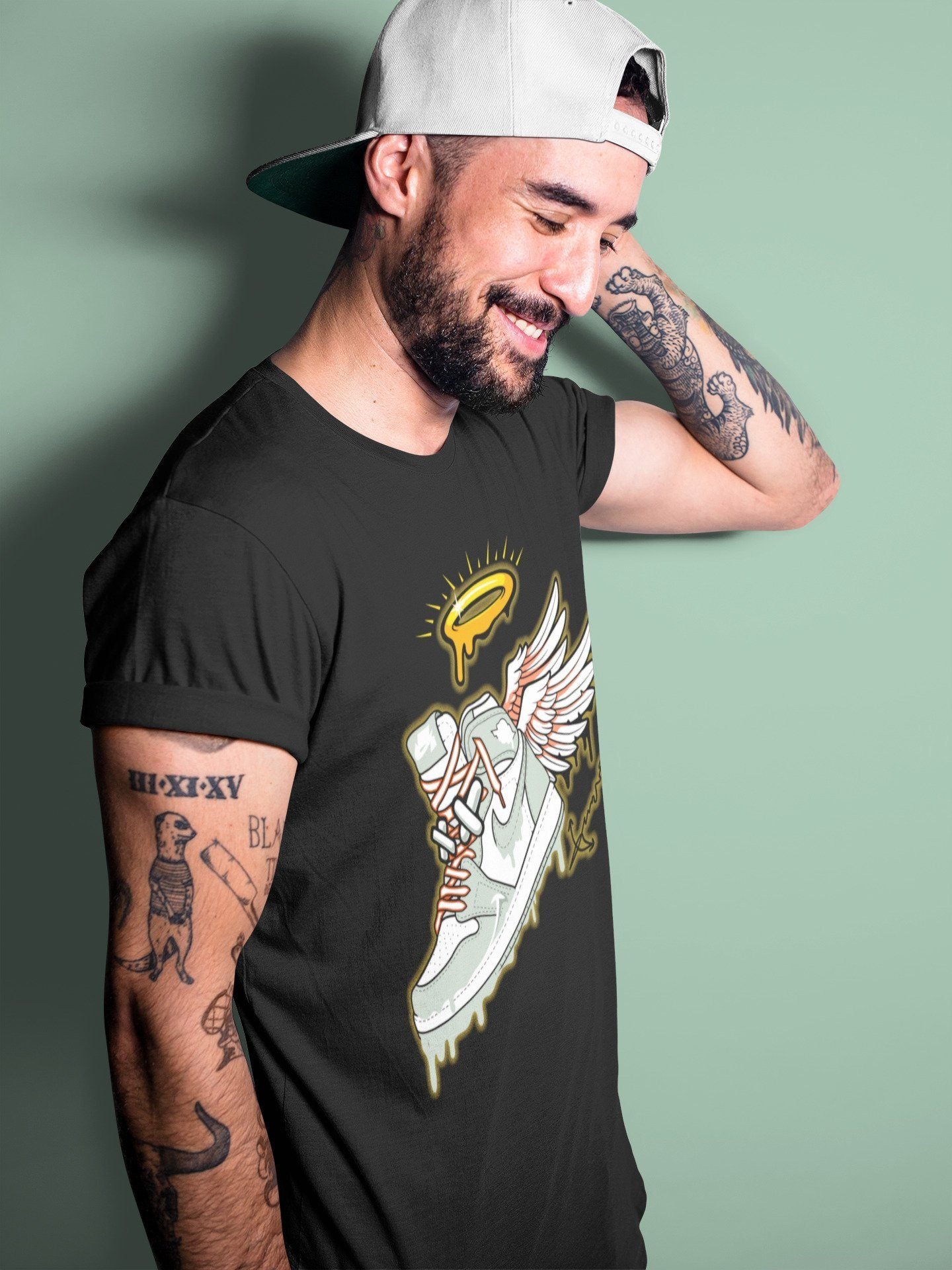 snkmatch Angel Unisex Tops - Air Jordan 1 Seafoam