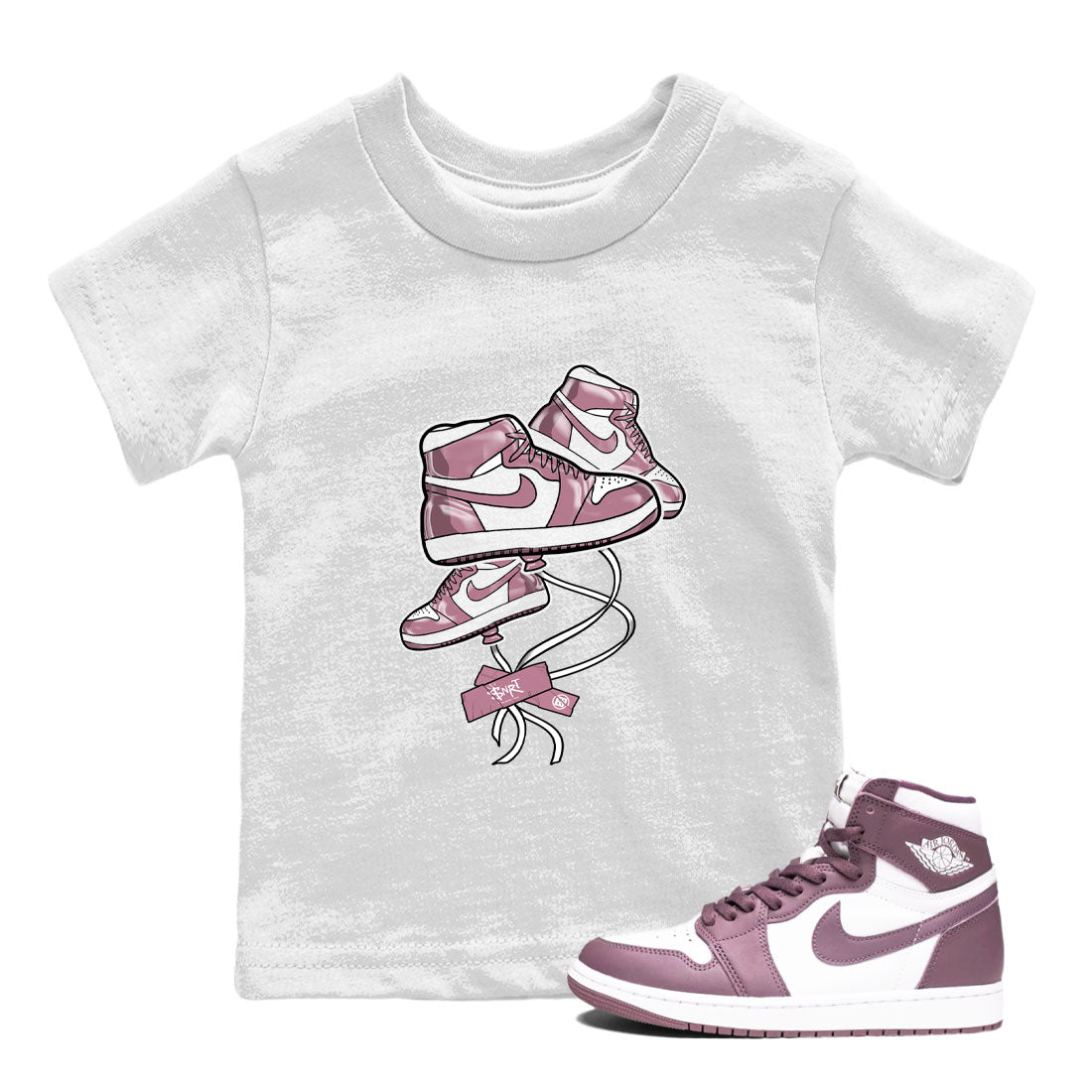 snkmatch Balloon snkmatch Tee Kids - Air Jordan 1 Mauve