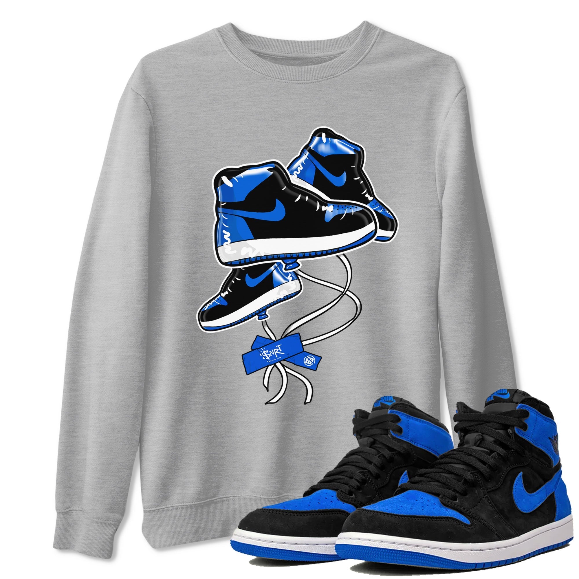 snkmatch Balloon snkmatch Tee - Air Jordan 1 Royal Reimagined