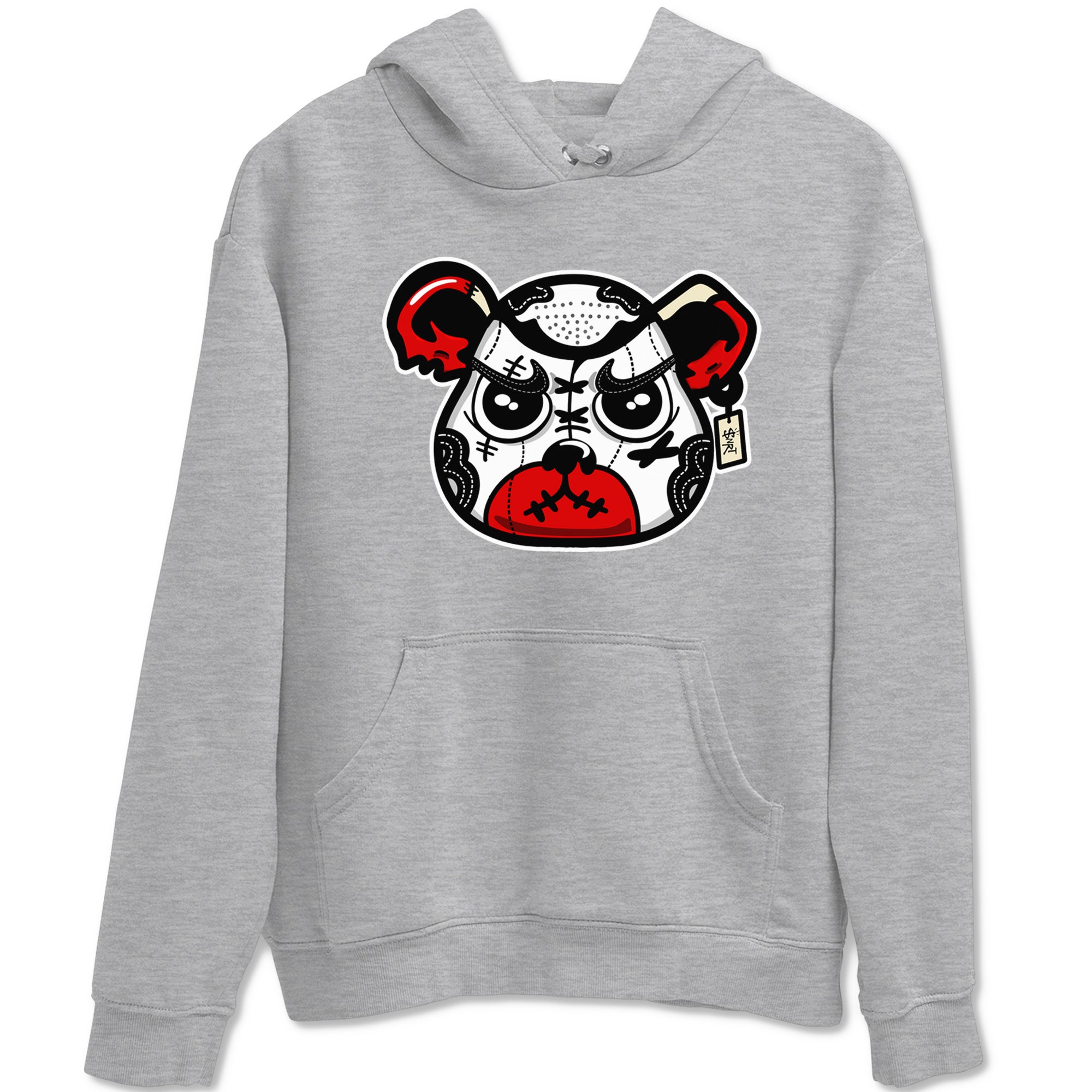 snkmatch Bear Face snkmatch Tees - Air Jordan 1 Black Toe Reimagined
