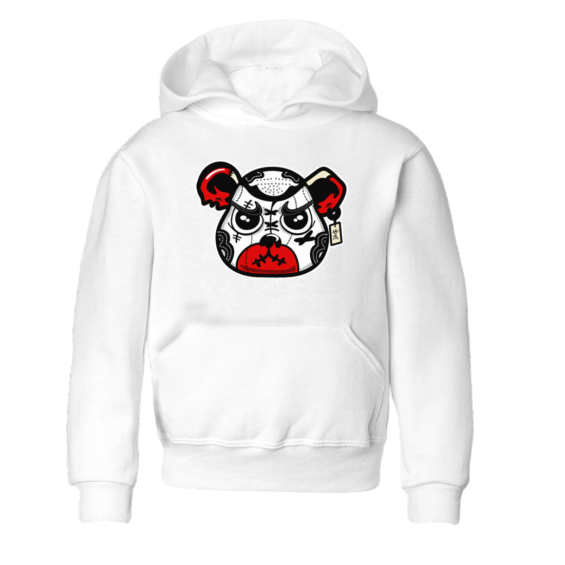 snkmatch Bear Face snkmatch Tees Kids - Air Jordan 1 Black Toe Reimagined