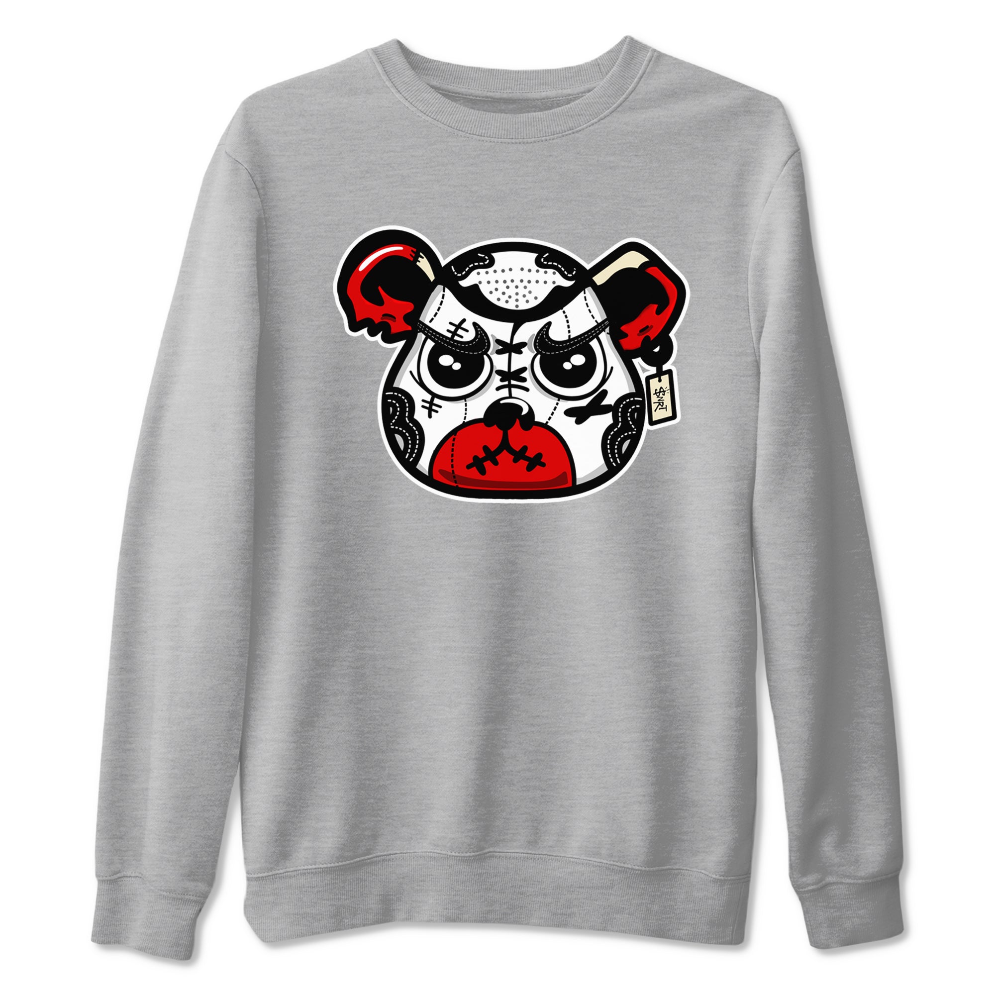 snkmatch Bear Face snkmatch Tees - Air Jordan 1 Black Toe Reimagined