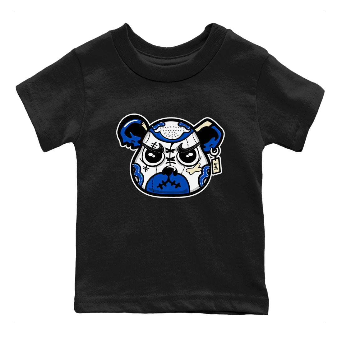 snkmatch Bear Face snkmatch Tees Kids - Air Jordan 1 Game Royal