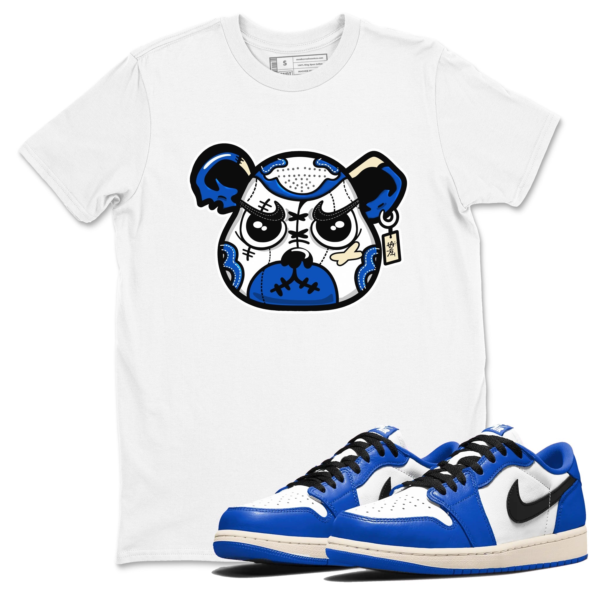snkmatch Bear Face snkmatch Tees - Air Jordan 1 Game Royal