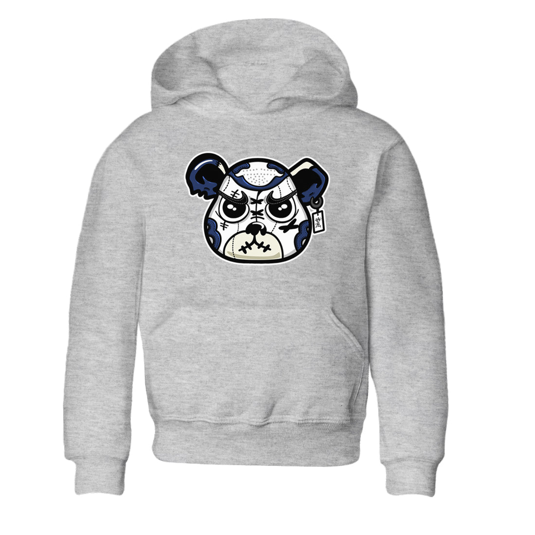 snkmatch Bear Face snkmatch Tees Kids - Air Jordan 1 Midnight Navy