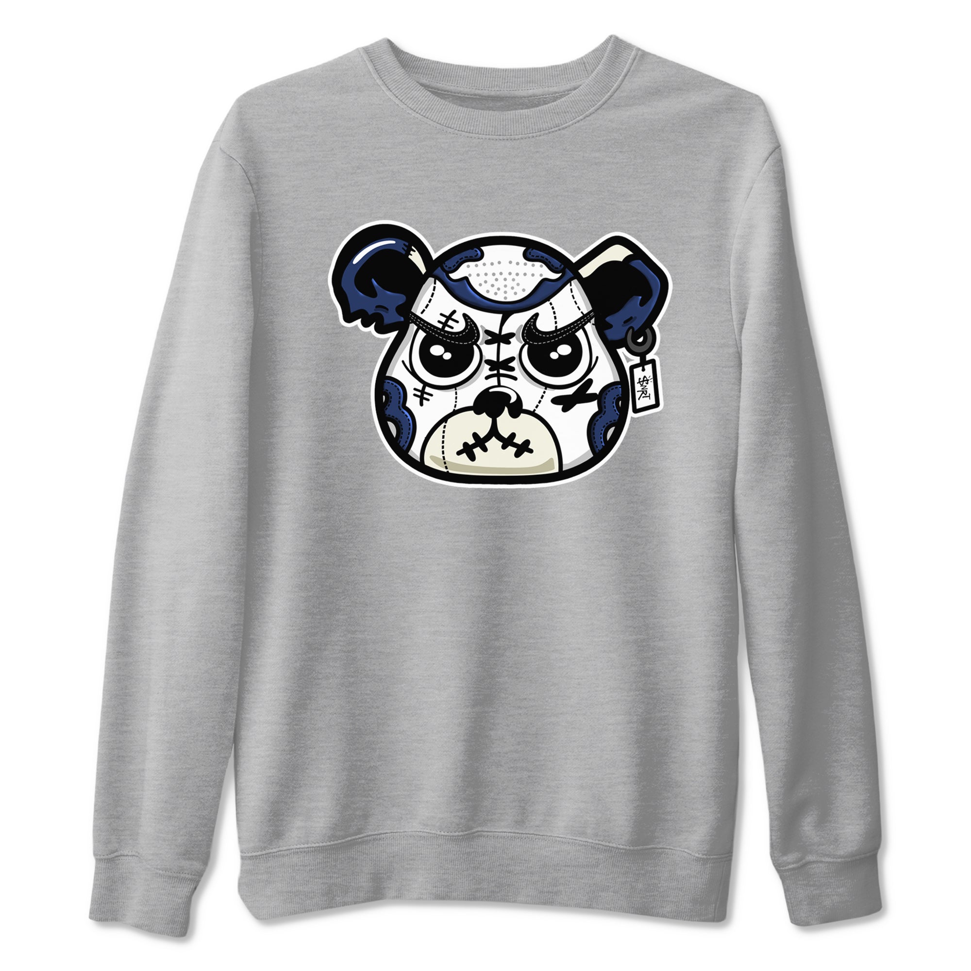 snkmatch Bear Face snkmatch Tees - Air Jordan 1 Midnight Navy