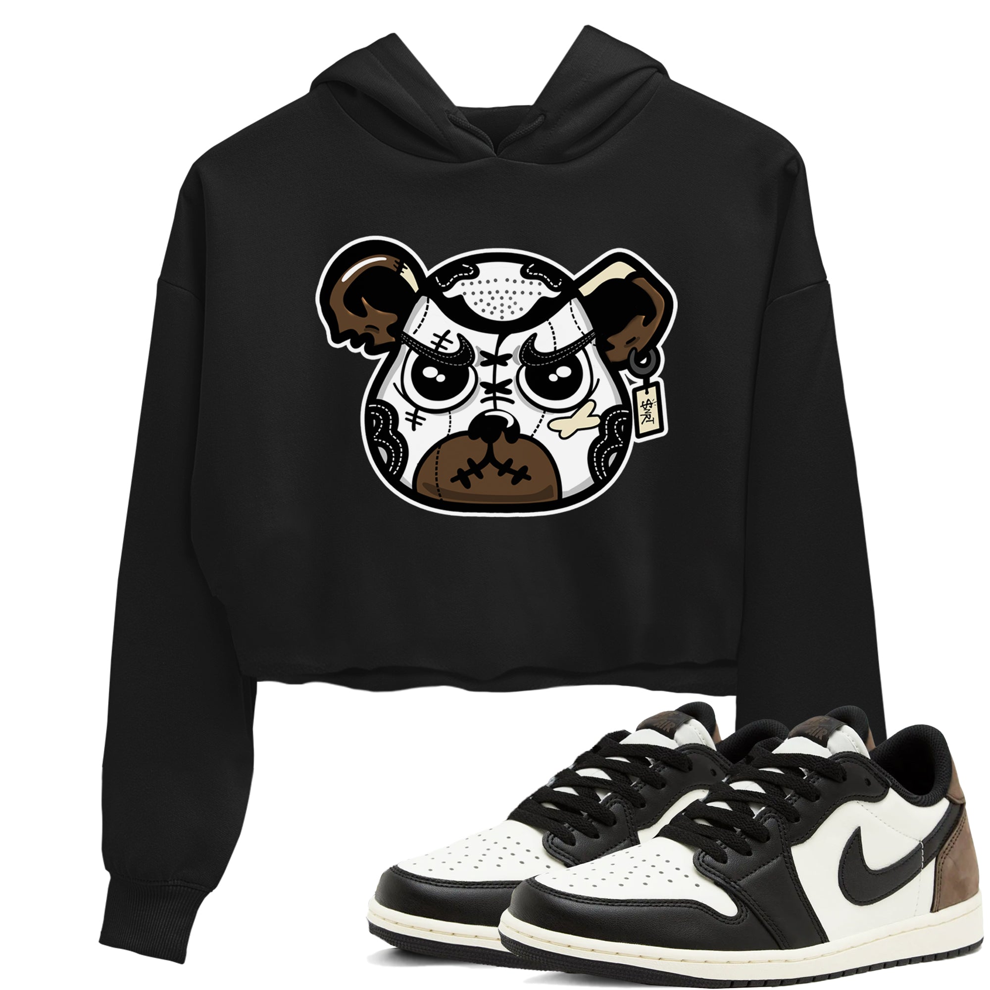 snkmatch Bear Face snkmatch Women's Top - Air Jordan 1 Mocha