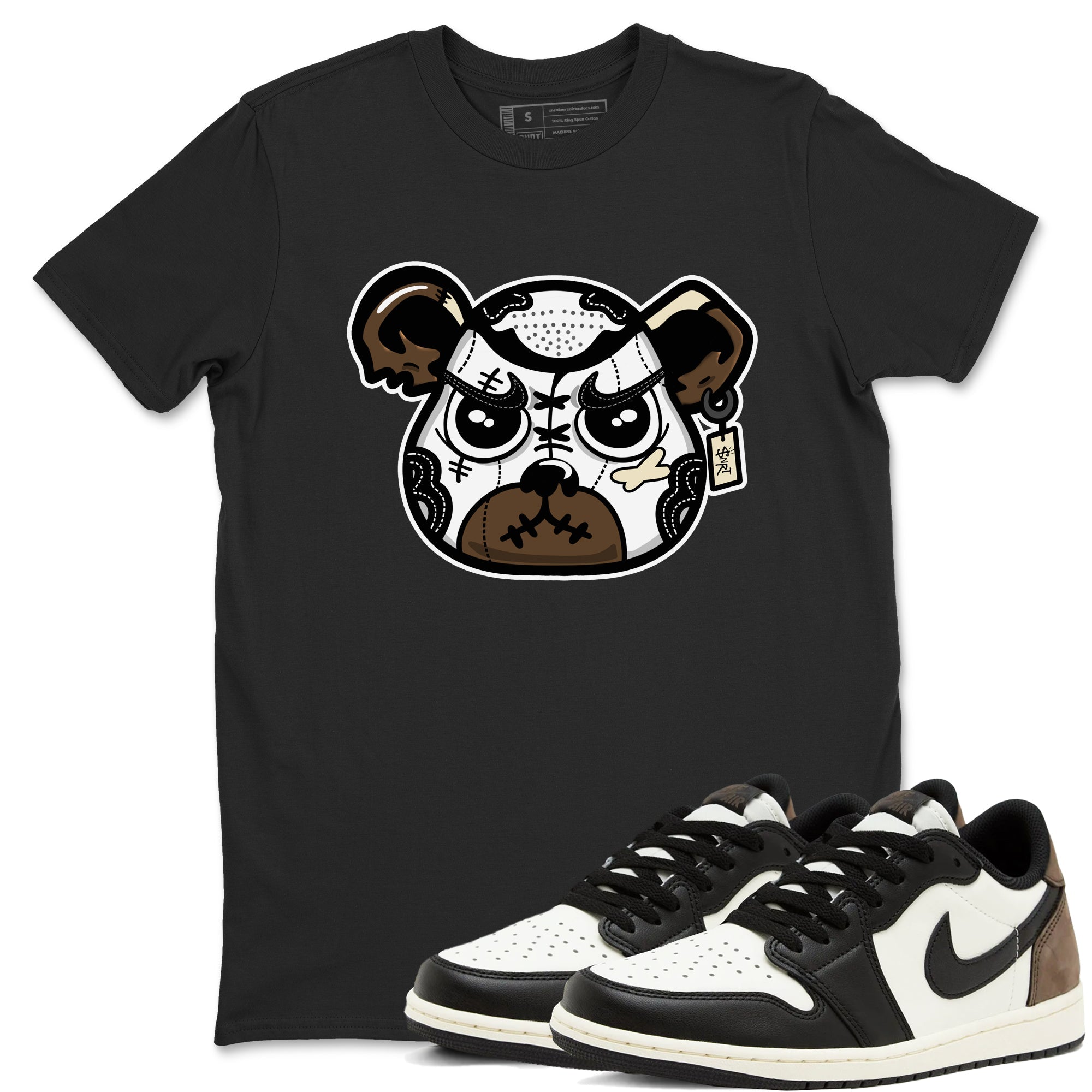 snkmatch Bear Face snkmatch Tees - Air Jordan 1 Mocha
