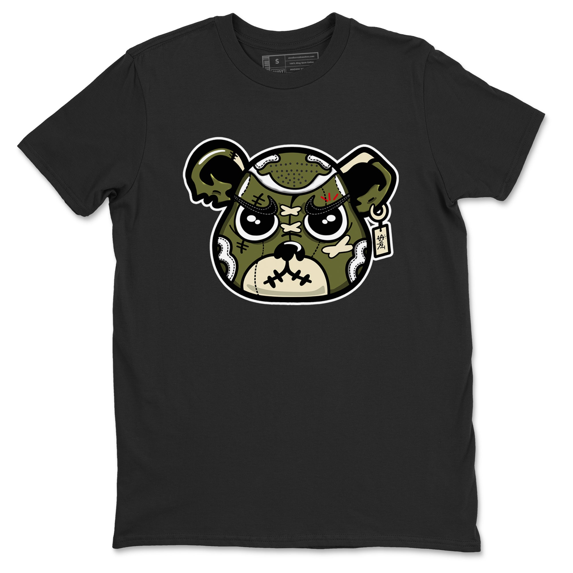 snkmatch Bear Face snkmatch Tees - Air Jordan 1 Travis Scott Medium Olive
