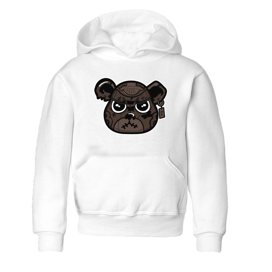 snkmatch Bear Face snkmatch Tees Kids - Air Jordan 1 Travis Scott Velvet Brown
