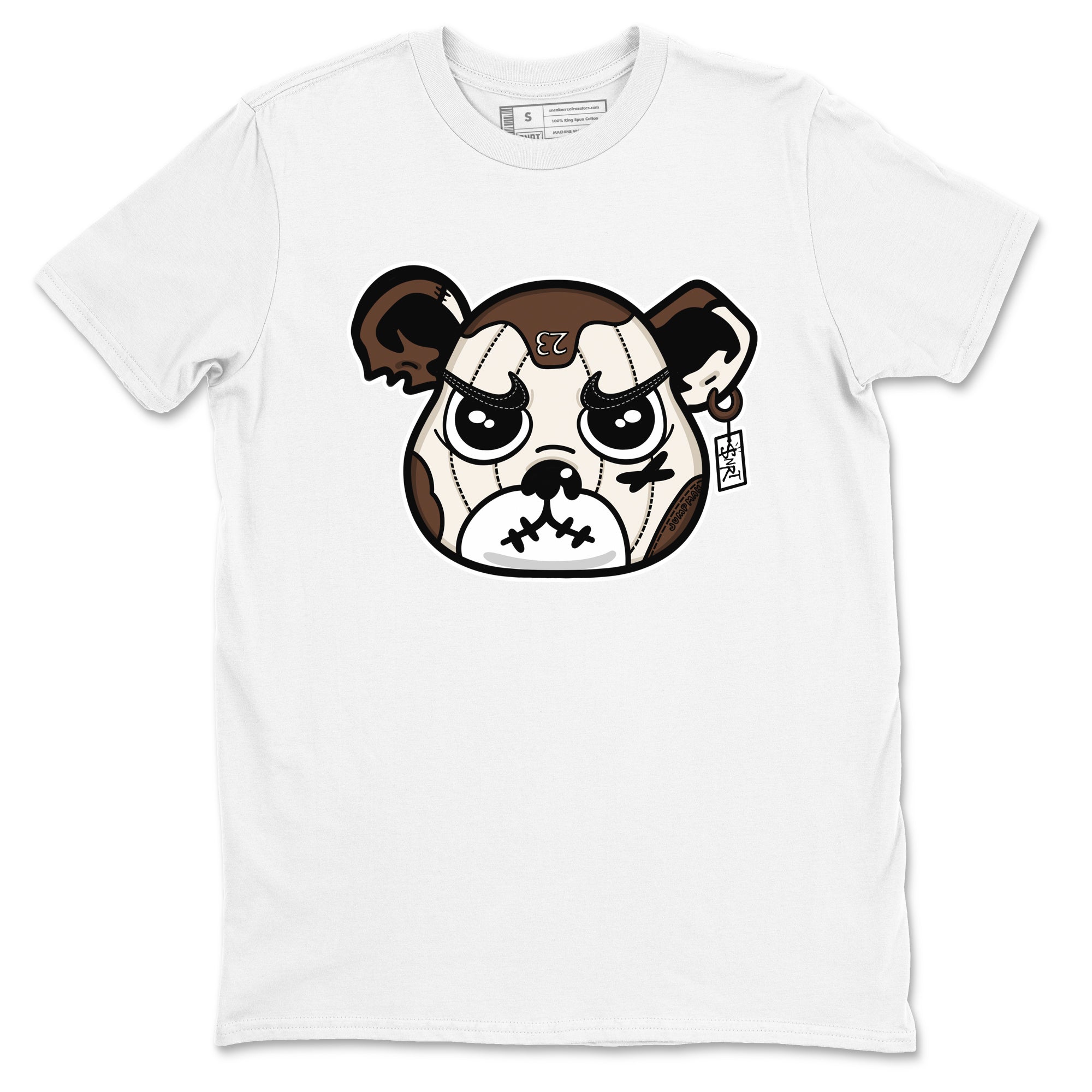 snkmatch Bear Face snkmatch Tees - Air Jordan 12 Baroque Brown