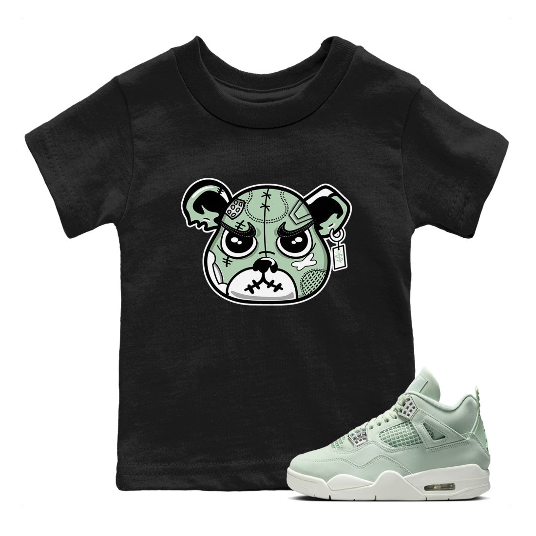 snkmatch Bear Face snkmatch Tees Kids - Air Jordan 4 Abundance