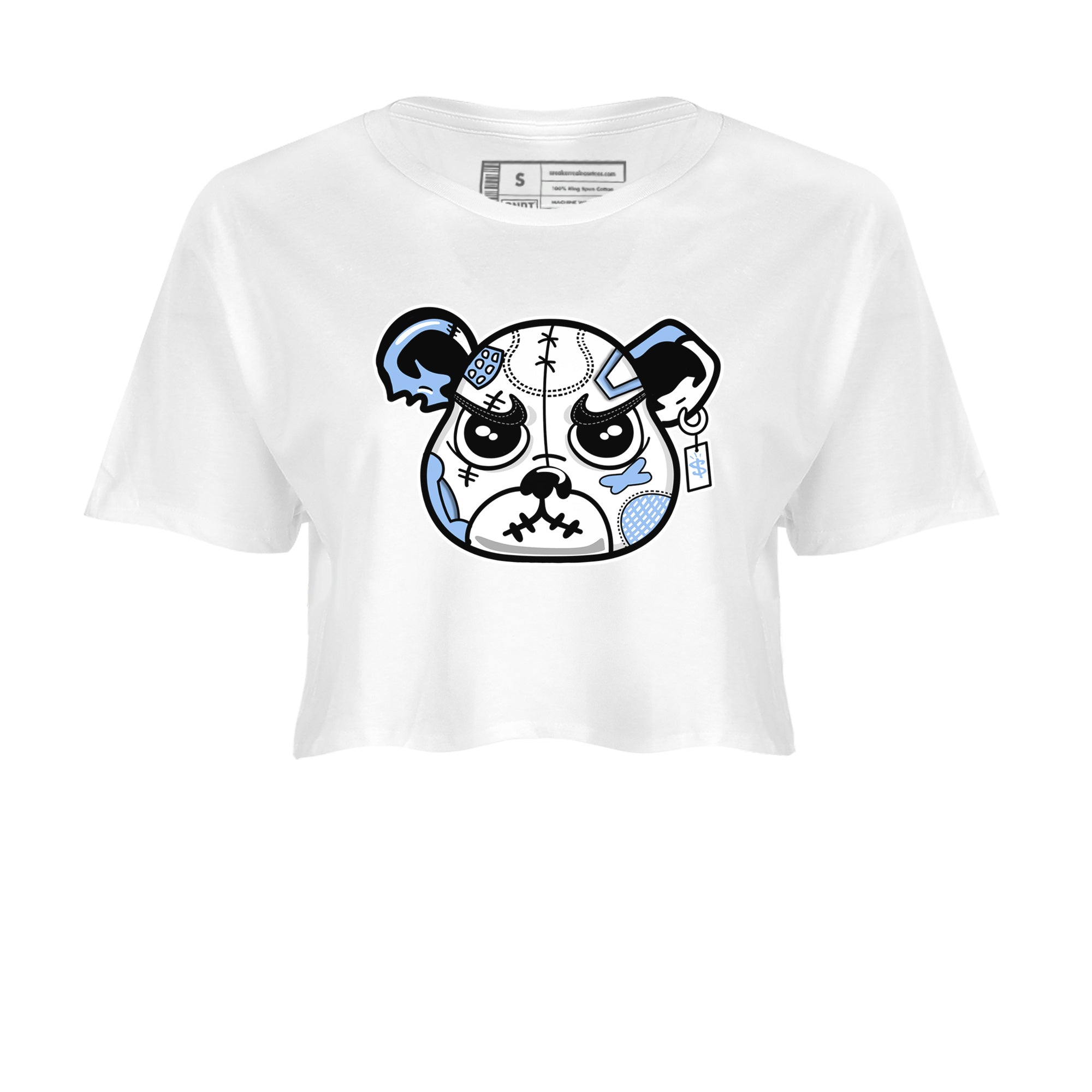 snkmatch Bear Face snkmatch Women's Top - Air Jordan 4 Aluminum