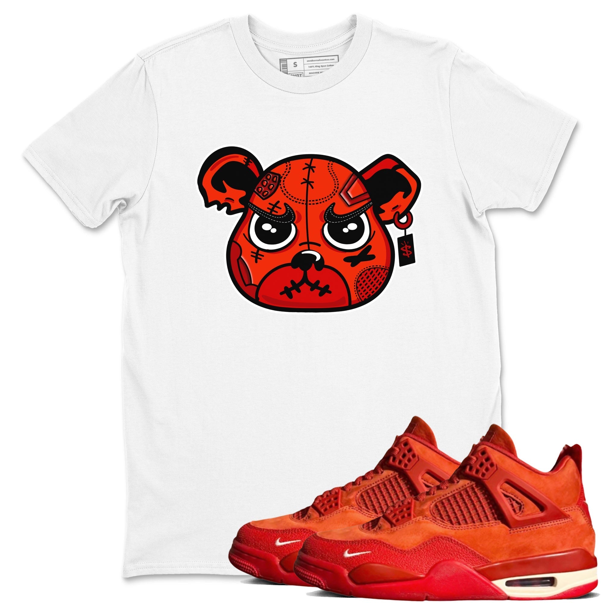 snkmatch Bear Face snkmatch Tees - Air Jordan 4 Brick By Brick