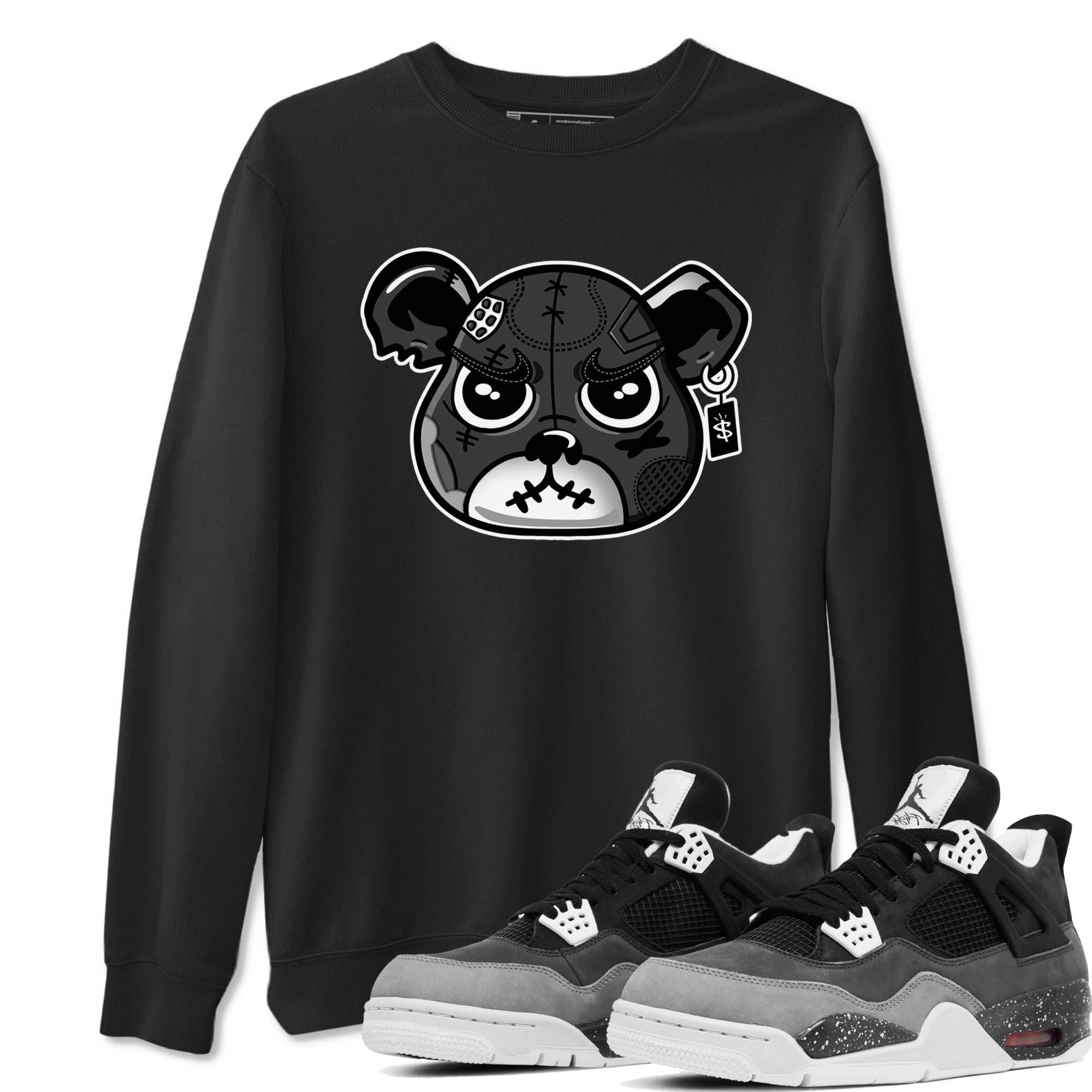 snkmatch Bear Face snkmatch Tees - Air Jordan 4 Fear