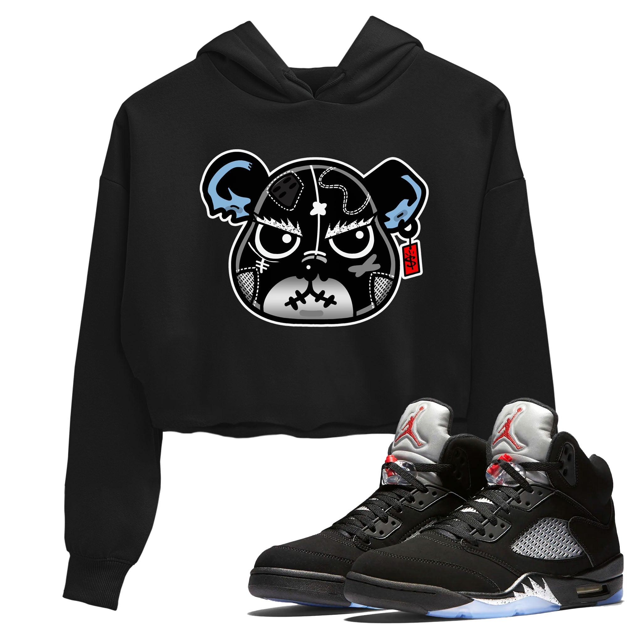 snkmatch Bear Face snkmatch Women's Top - Air Jordan 5 Reimagined