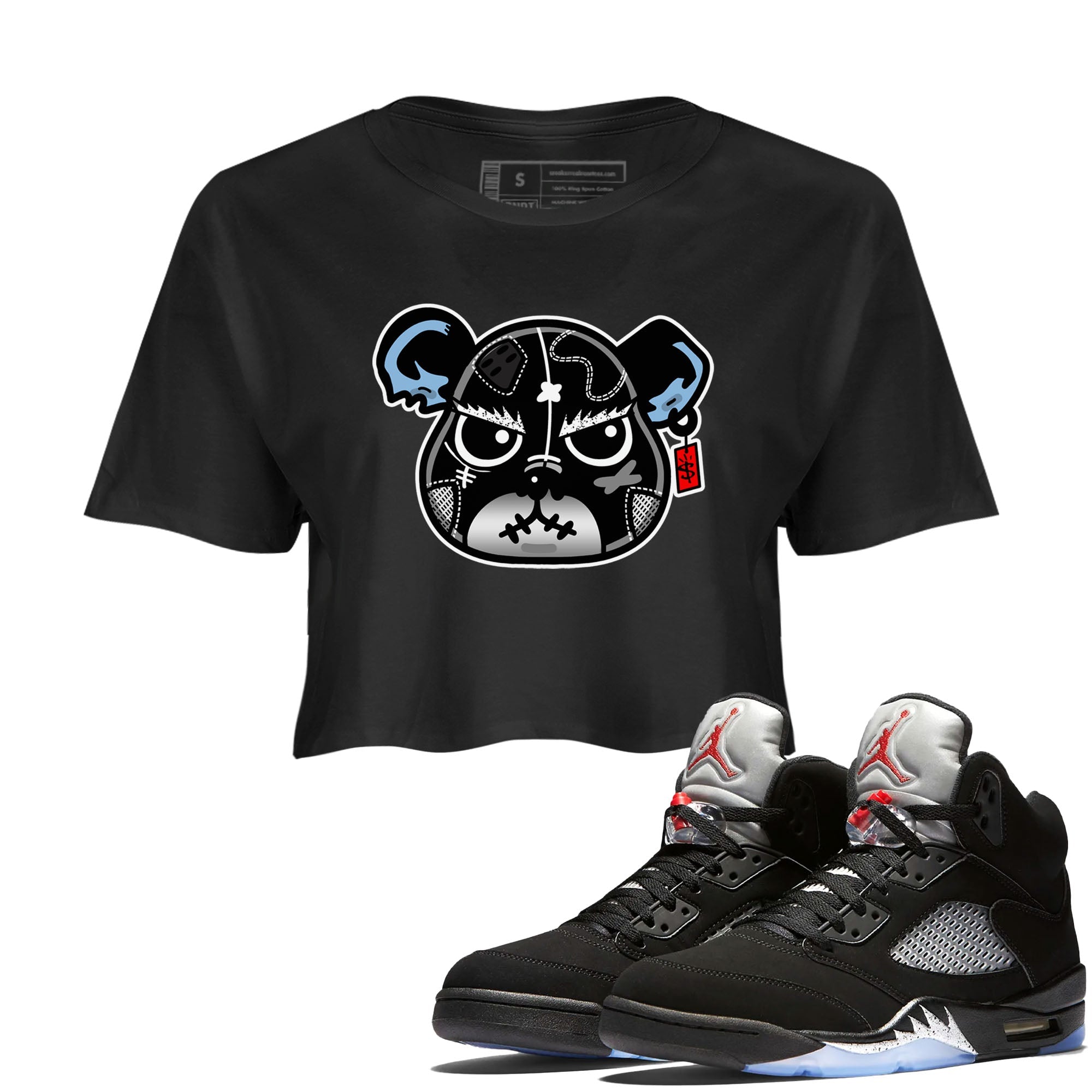 snkmatch Bear Face snkmatch Women's Top - Air Jordan 5 Reimagined