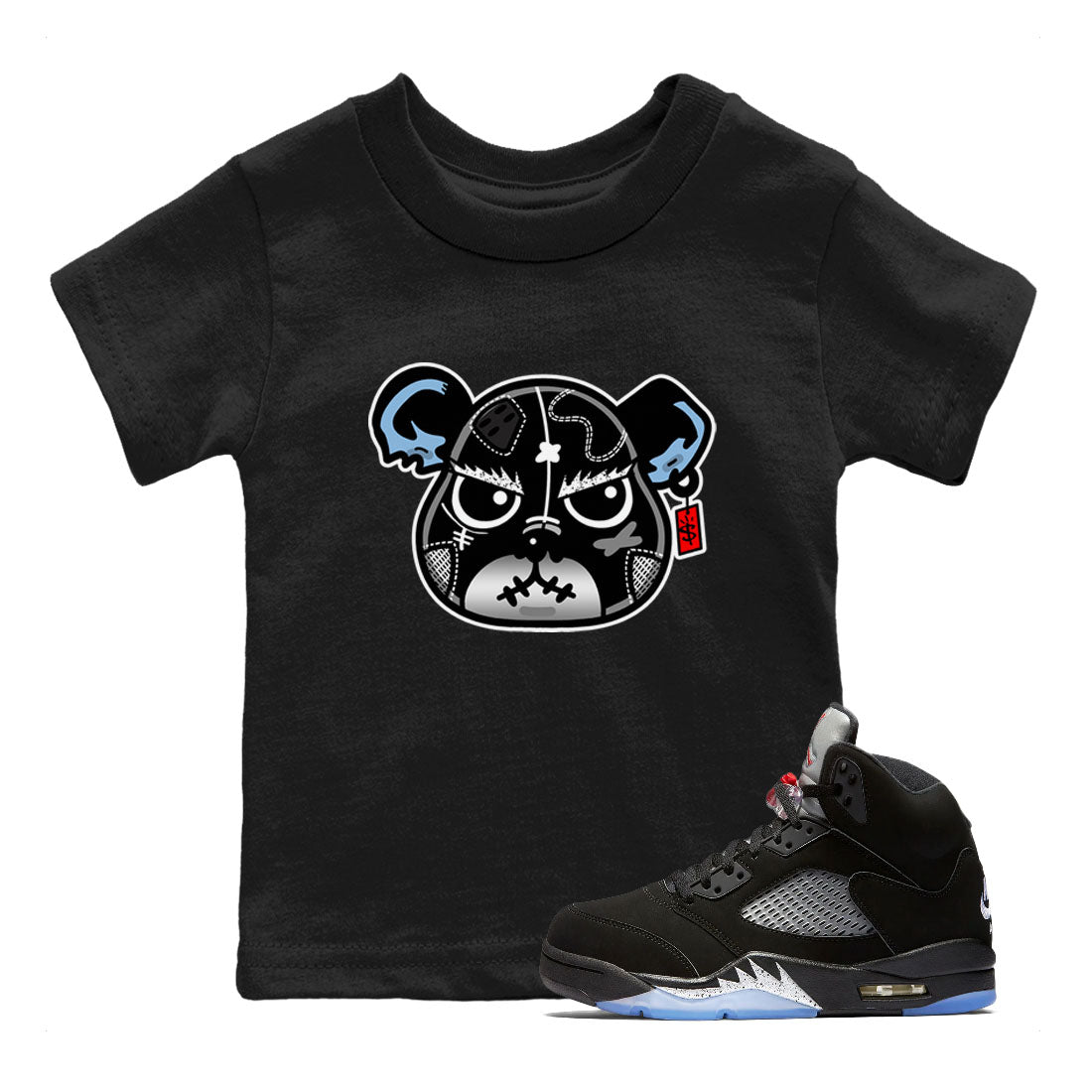 snkmatch Bear Face snkmatch Tees Kids - Air Jordan 5 Reimagined