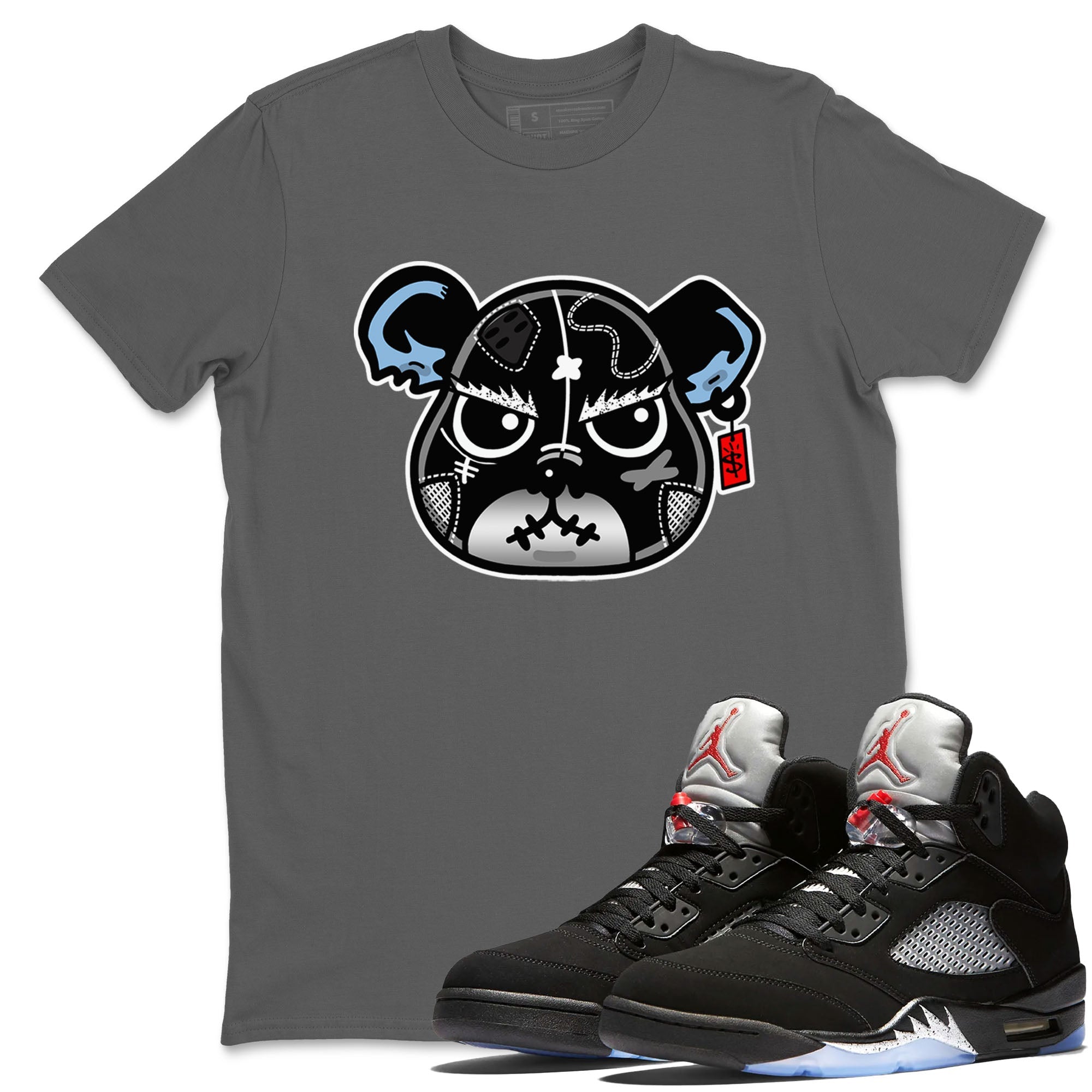 snkmatch Bear Face snkmatch Tees - Air Jordan 5 Reimagined