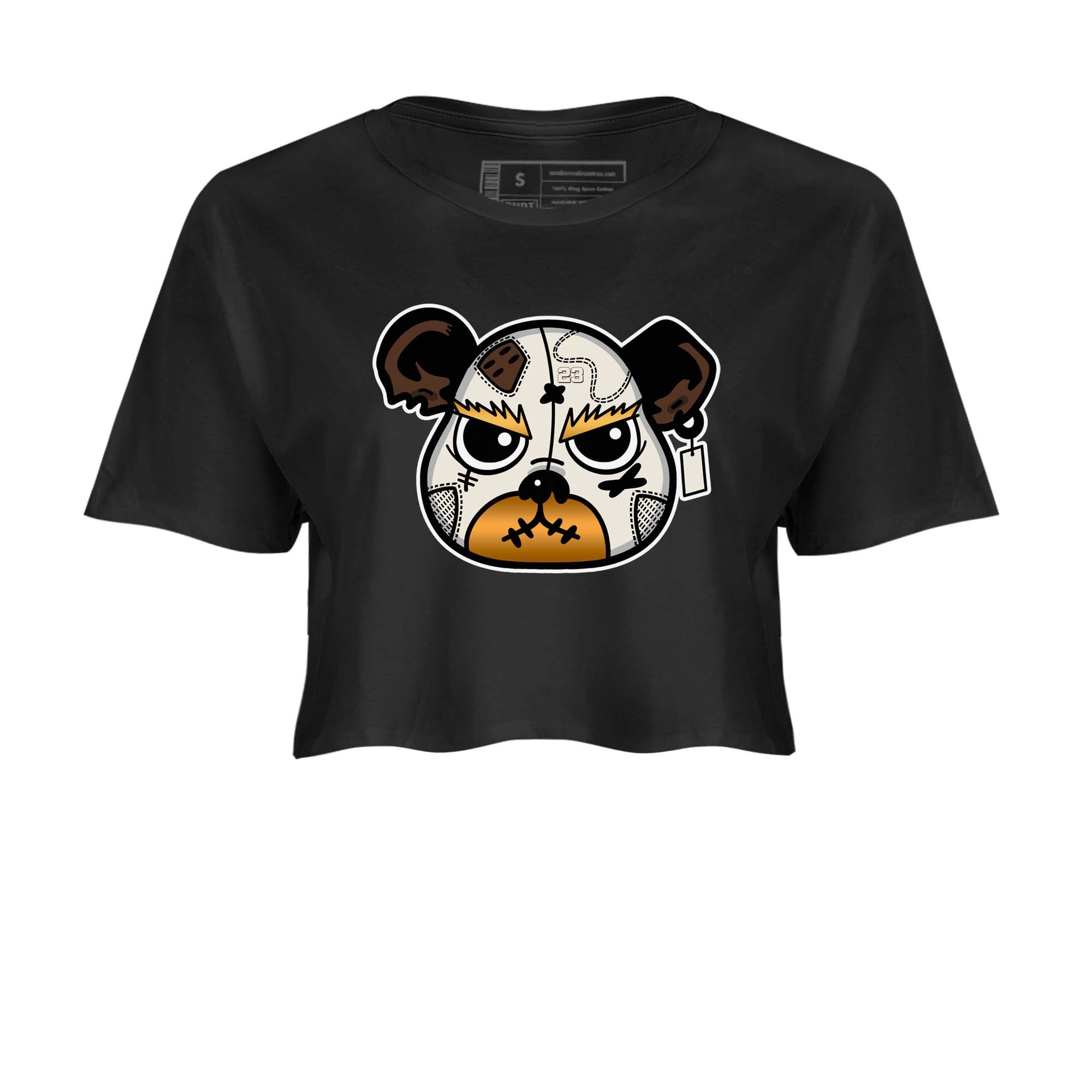 snkmatch Bear Face snkmatch Women's Top - Air Jordan 5 Golden Ticket
