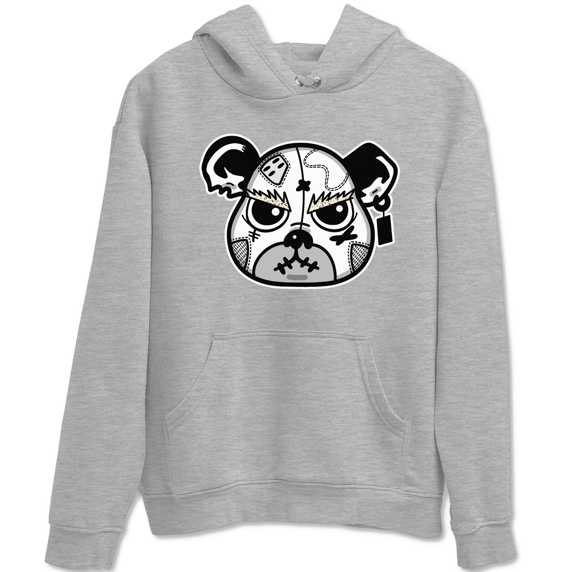 snkmatch Bear Face snkmatch Tees - Air Jordan 5 White Black