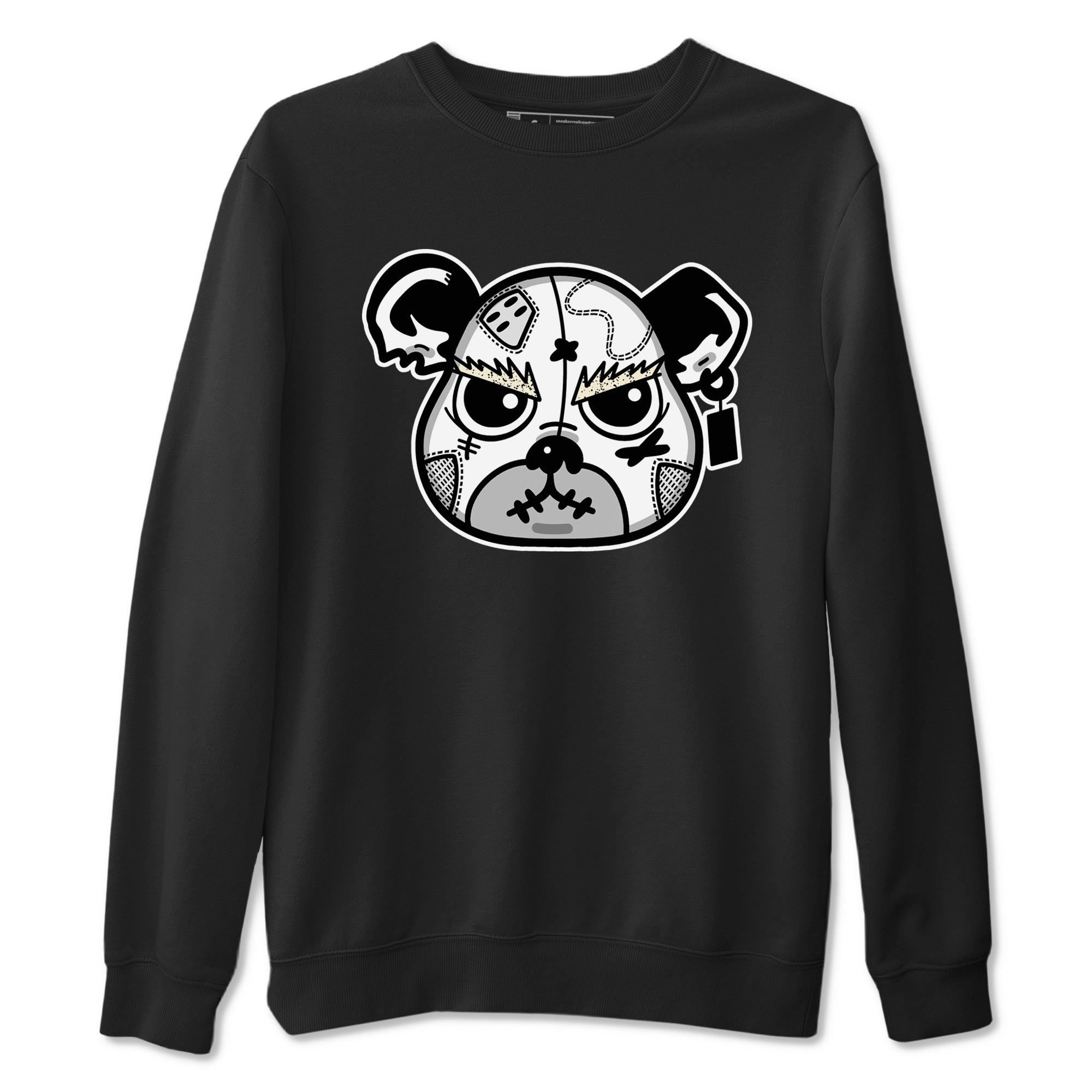 snkmatch Bear Face snkmatch Tees - Air Jordan 5 White Black
