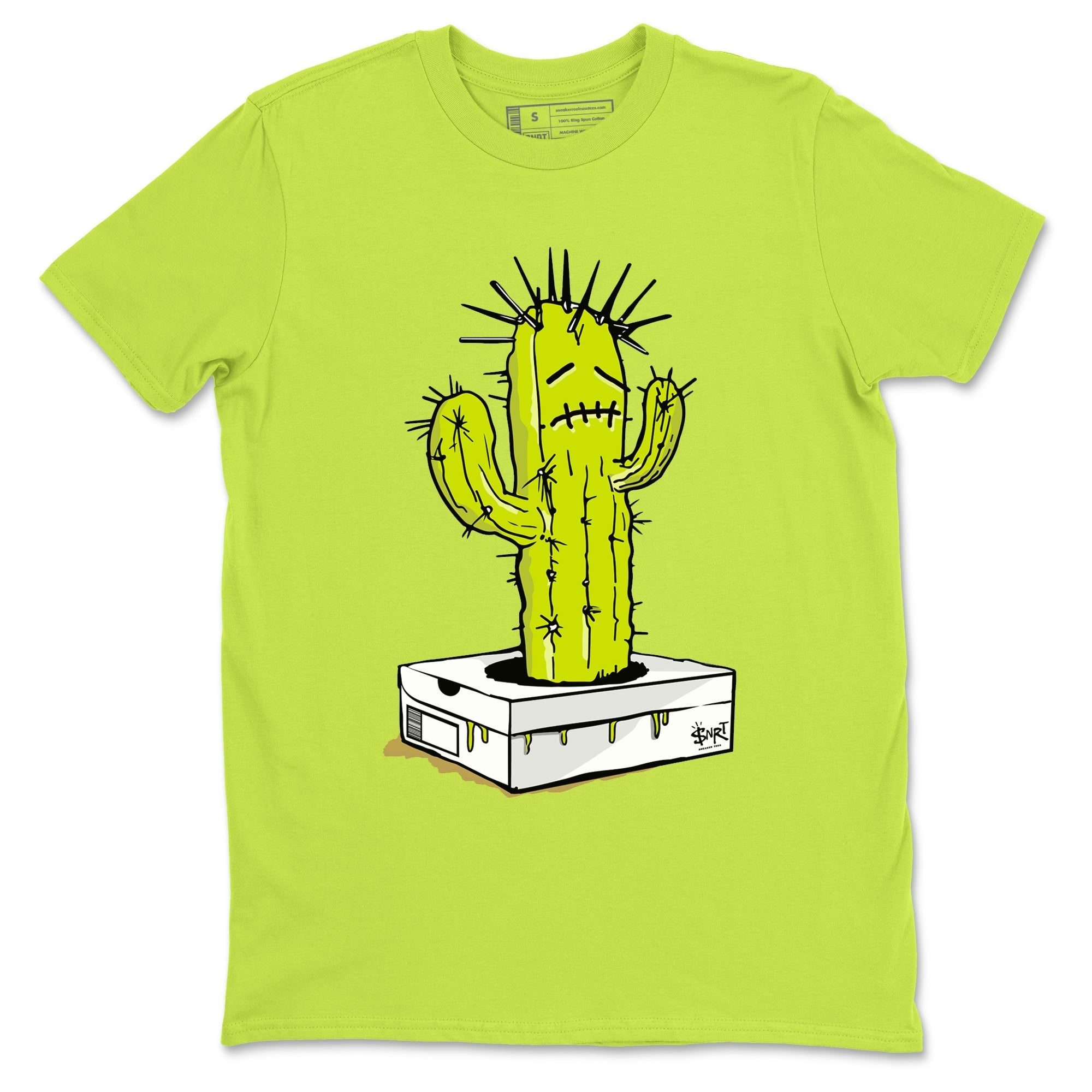 snkmatch Box Cactus snkmatch Tees - Air Jordan 13 Bright Cactus