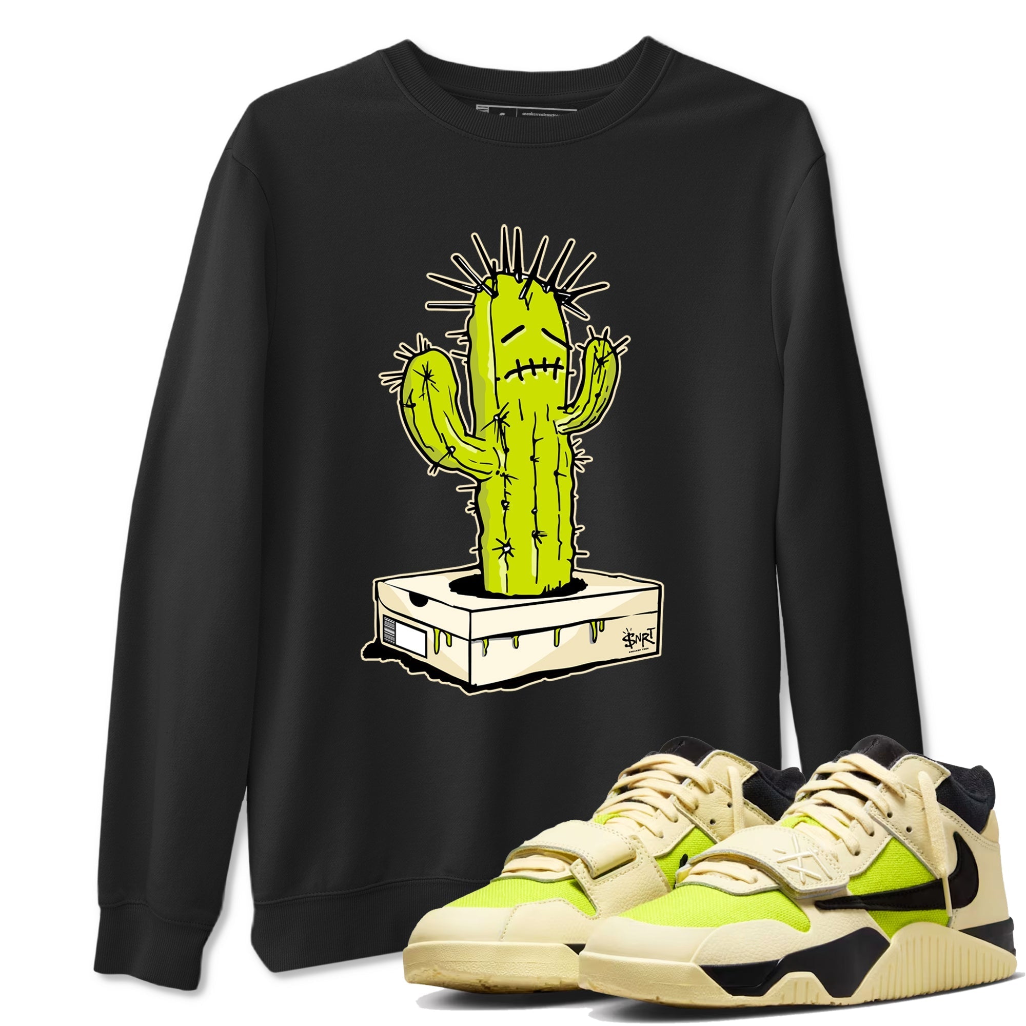 snkmatch Box Cactus snkmatch Tees - Jordan Jumpman Jack Travis Scott Bright Cactus
