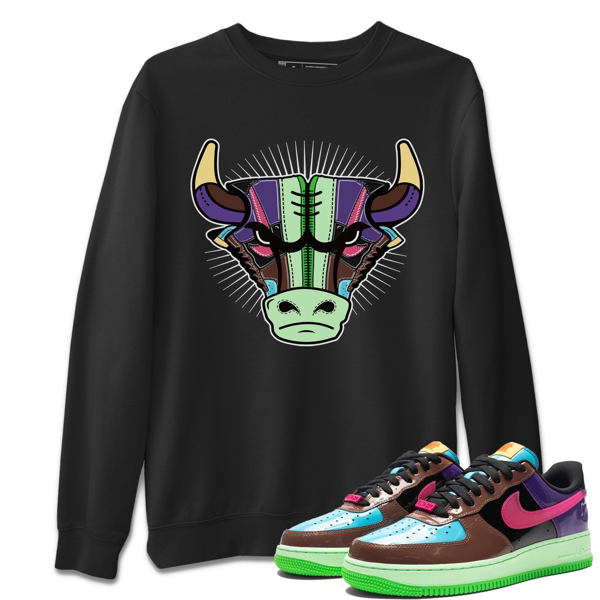 snkmatch Bull Head Unisex Tops - Air Force 1 Undefeated Fauna Brown