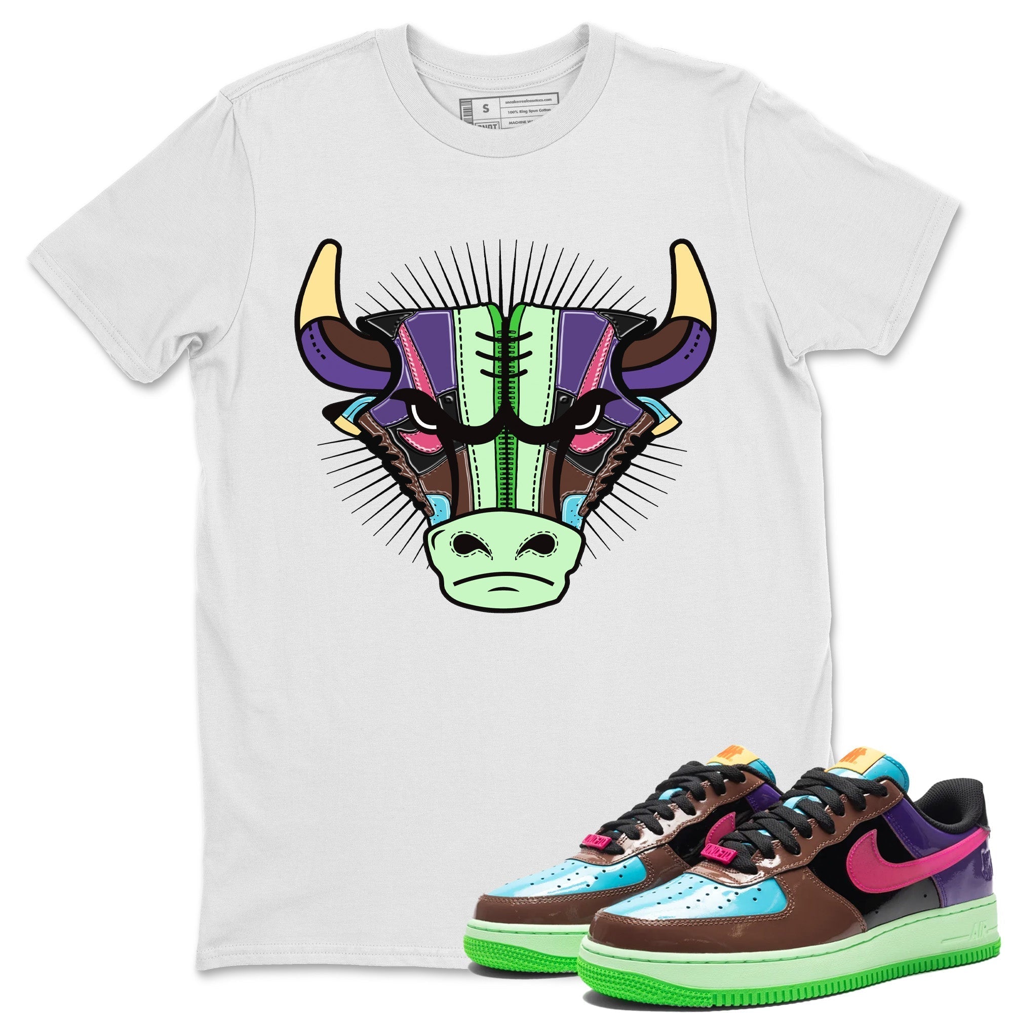 snkmatch Bull Head Unisex Tops - Air Force 1 Undefeated Fauna Brown