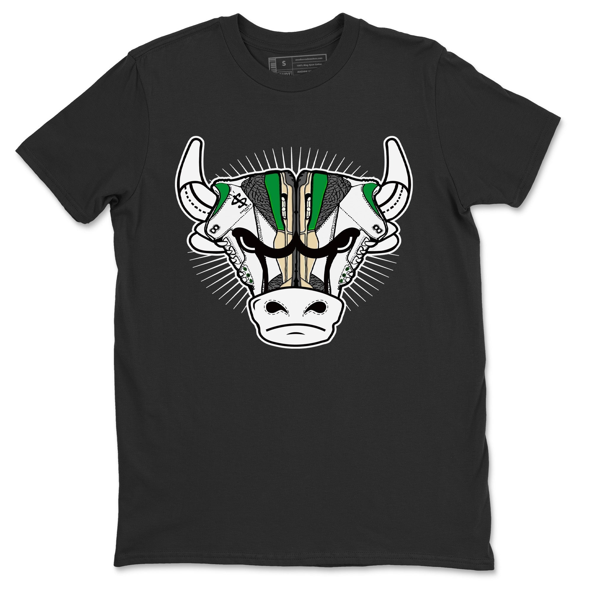 snkmatch Bull Head Unisex Tops - Air Jordan 3 Lucky Green