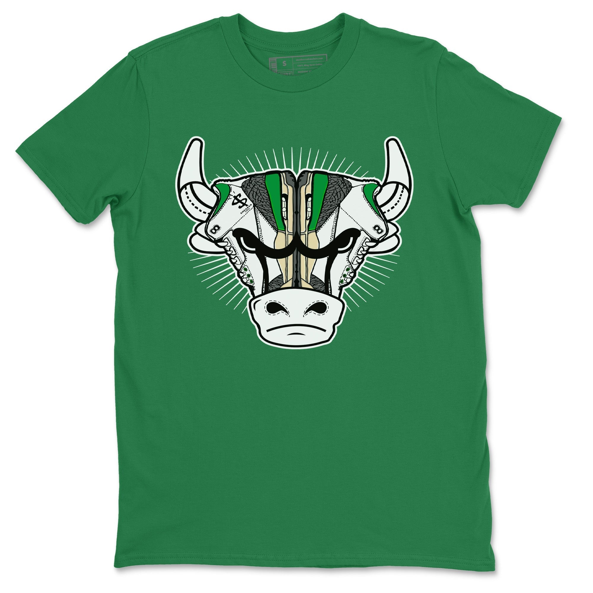 snkmatch Bull Head Unisex Tops - Air Jordan 3 Lucky Green