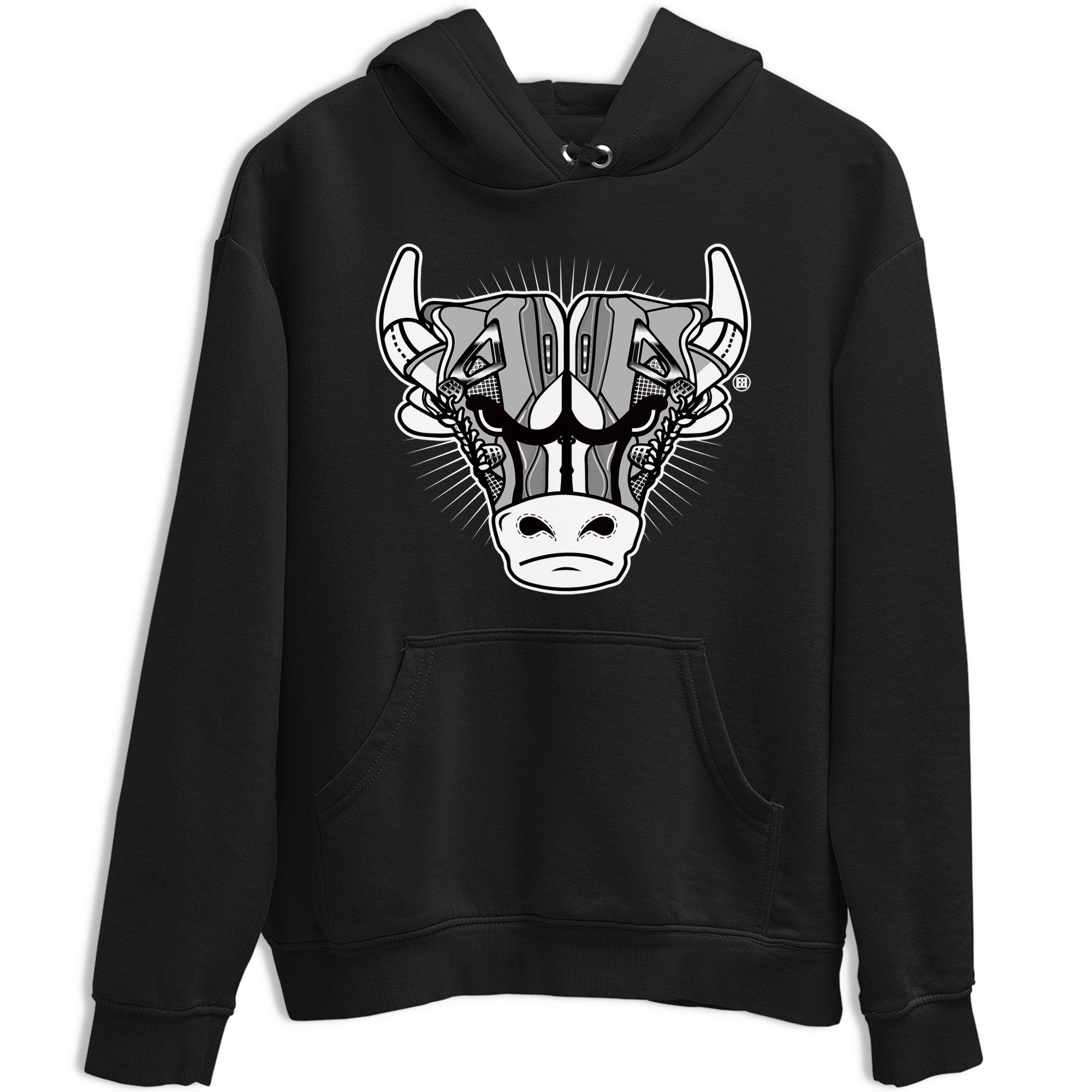 snkmatch Bull Head snkmatch Tee - Air Jordan 4 Frozen Moments