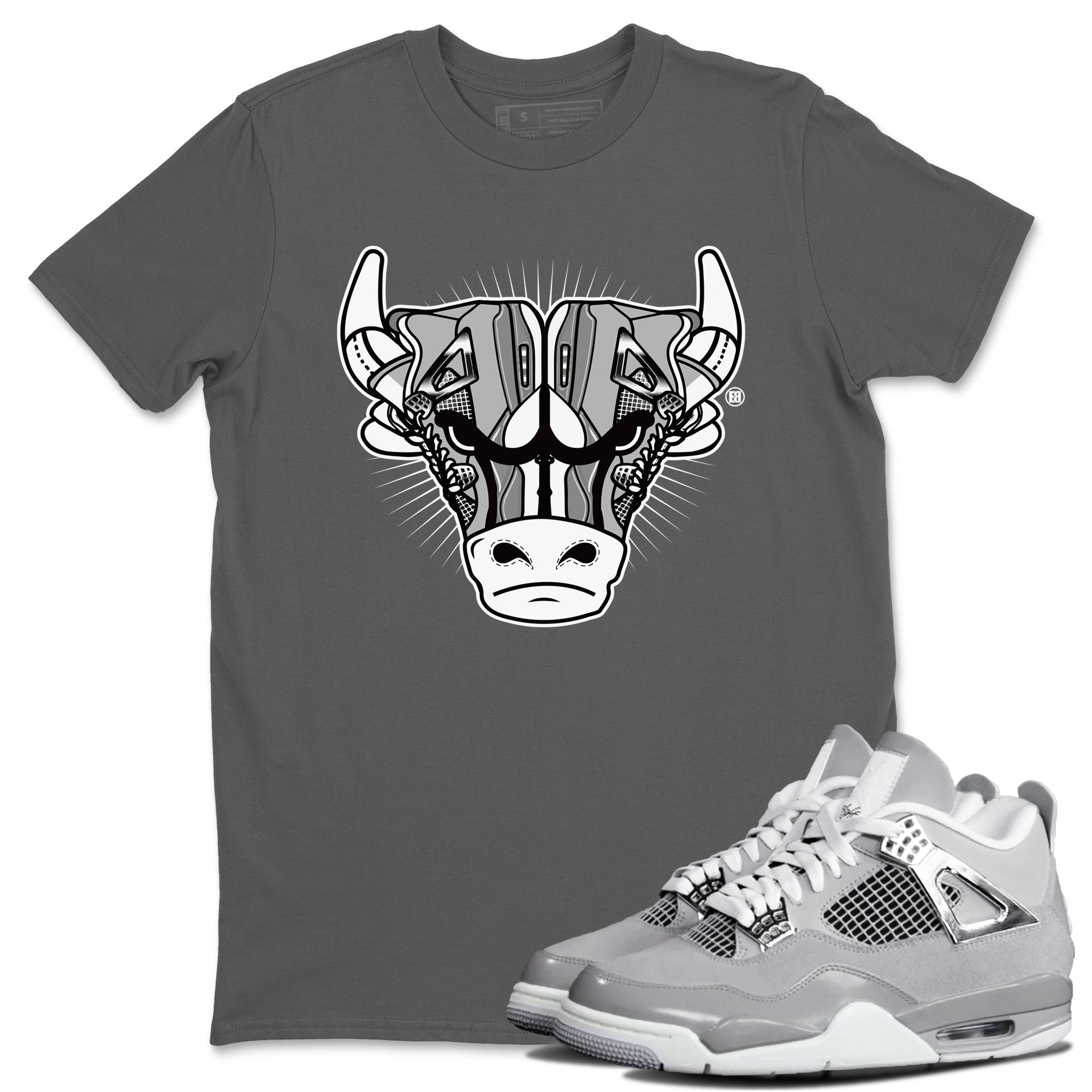 snkmatch Bull Head snkmatch Tee - Air Jordan 4 Frozen Moments