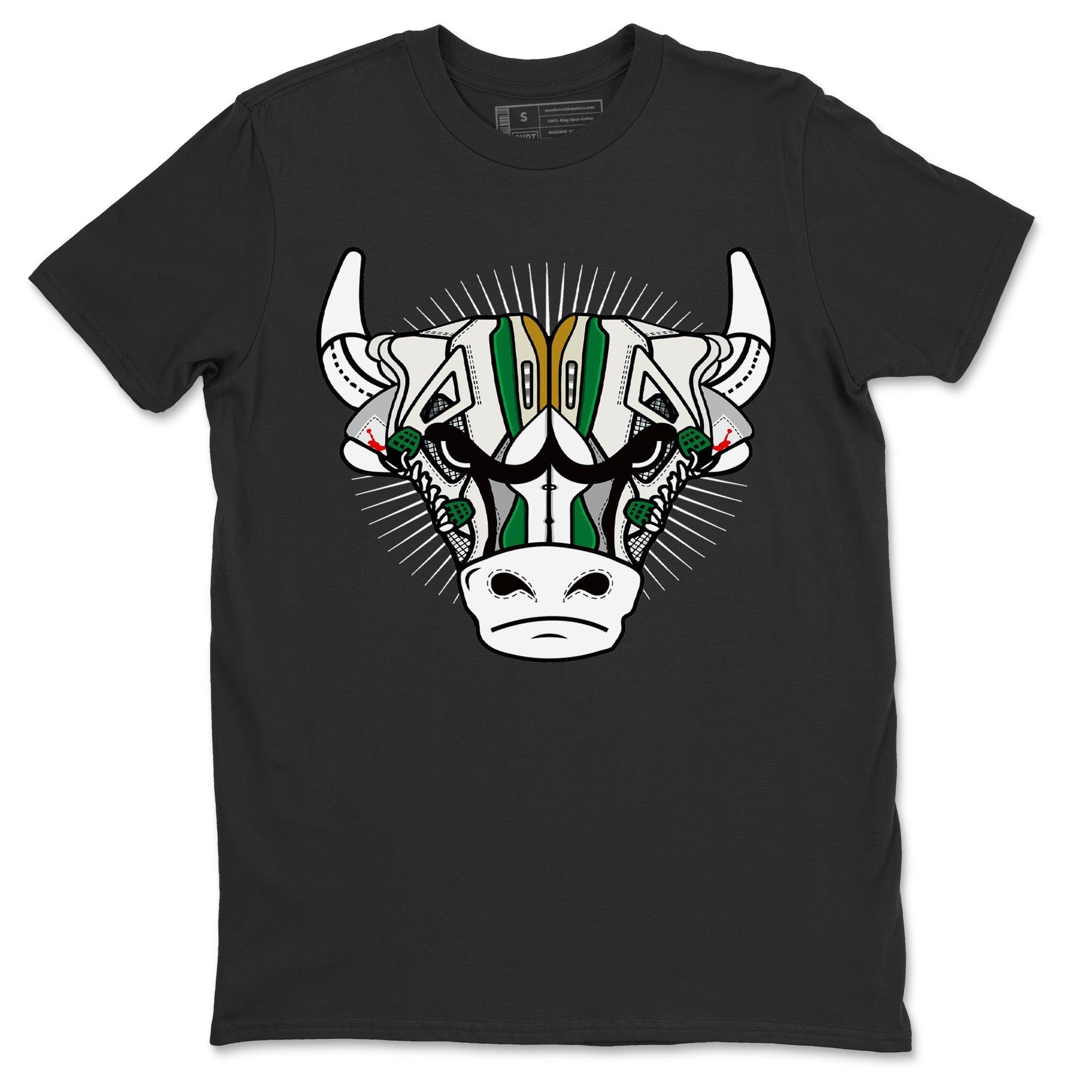 snkmatch Bull Head Unisex Tops - Air Jordan 4 Pine Green SB