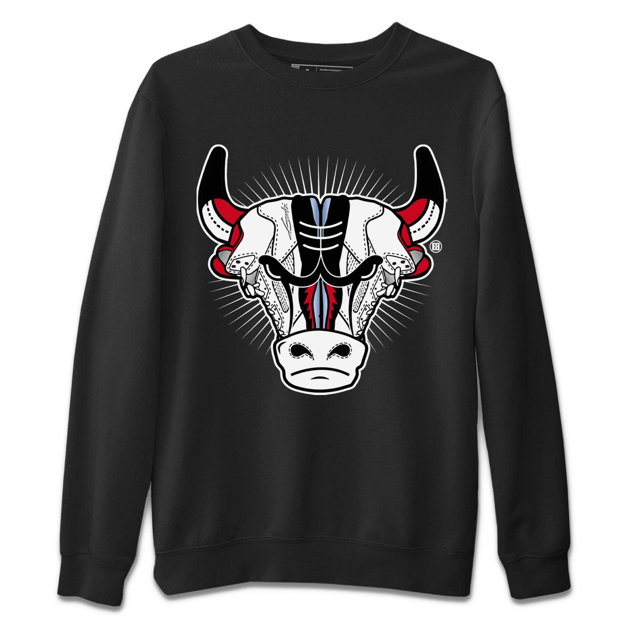 snkmatch Bull Head Unisex Tops - Air Jordan 5 Fire Red