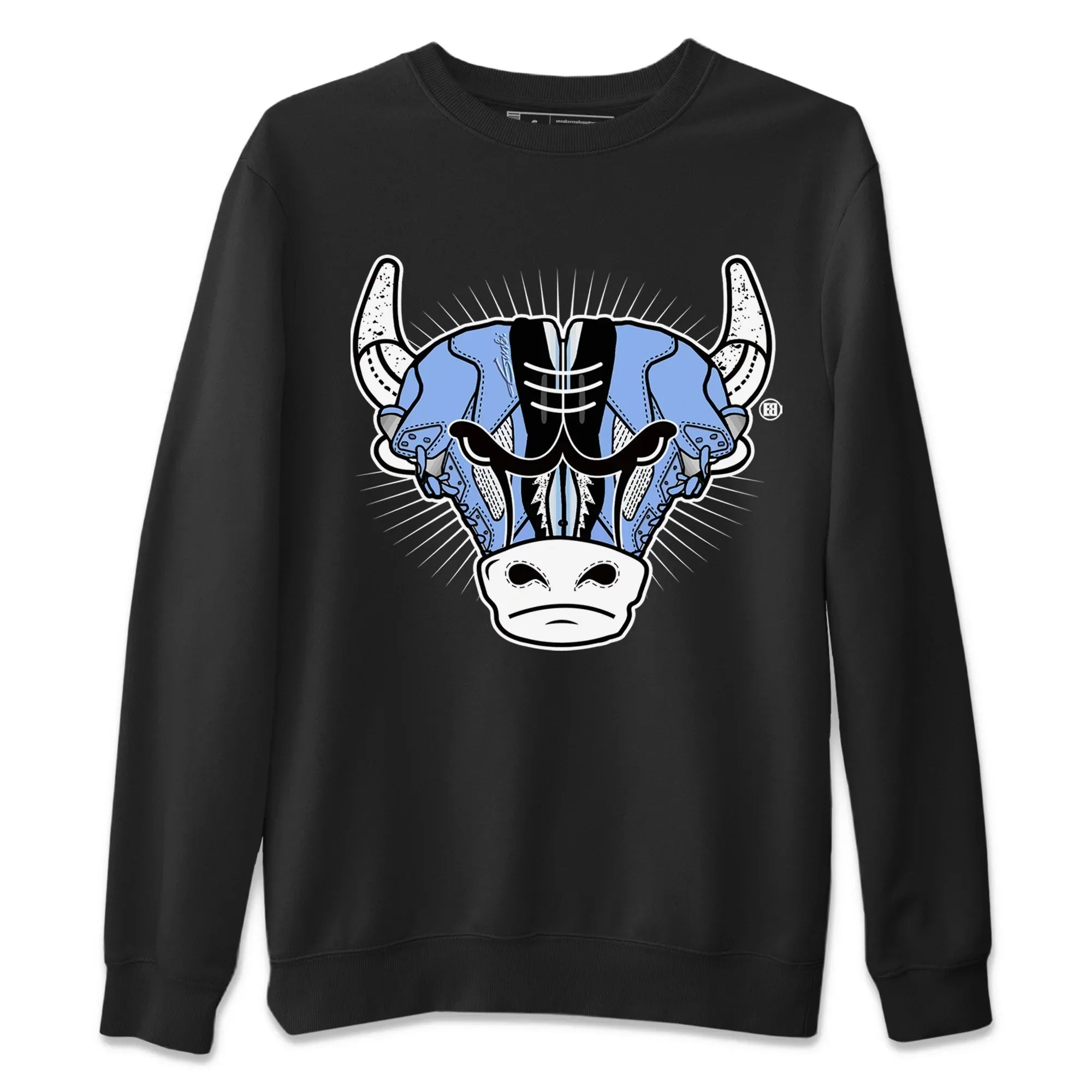 snkmatch Bull Head Unisex Tops - Air Jordan 5 UNC