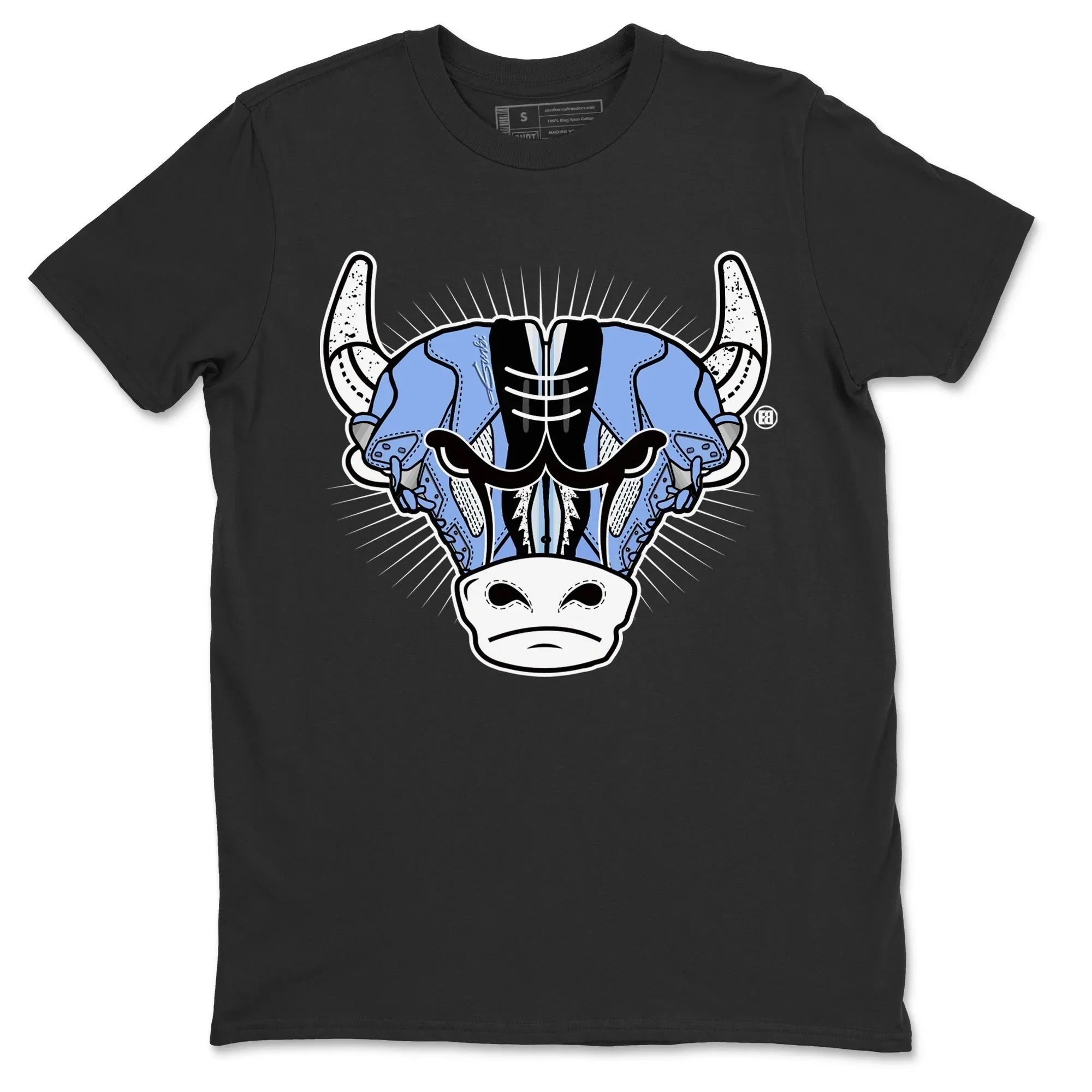 snkmatch Bull Head Unisex Tops - Air Jordan 5 UNC