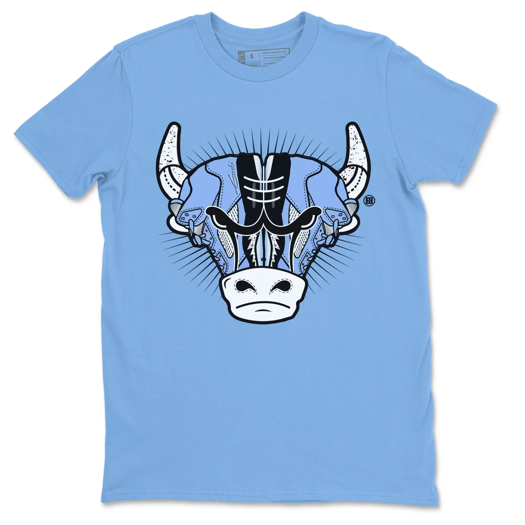 snkmatch Bull Head Unisex Tops - Air Jordan 5 UNC