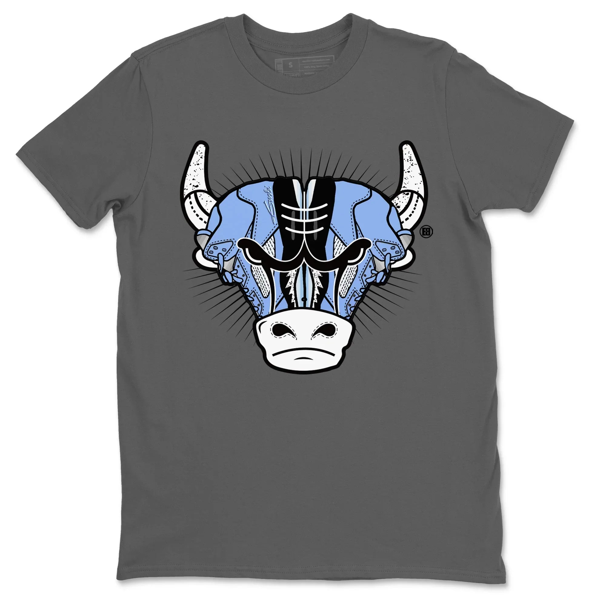 snkmatch Bull Head Unisex Tops - Air Jordan 5 UNC
